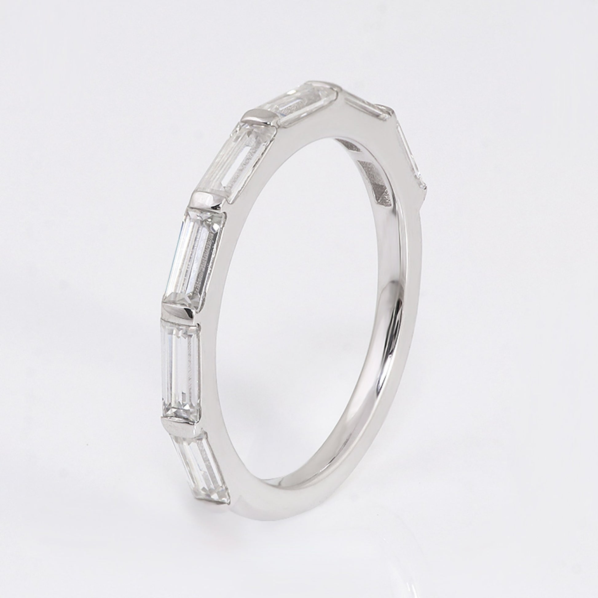 moissanite wedding bands