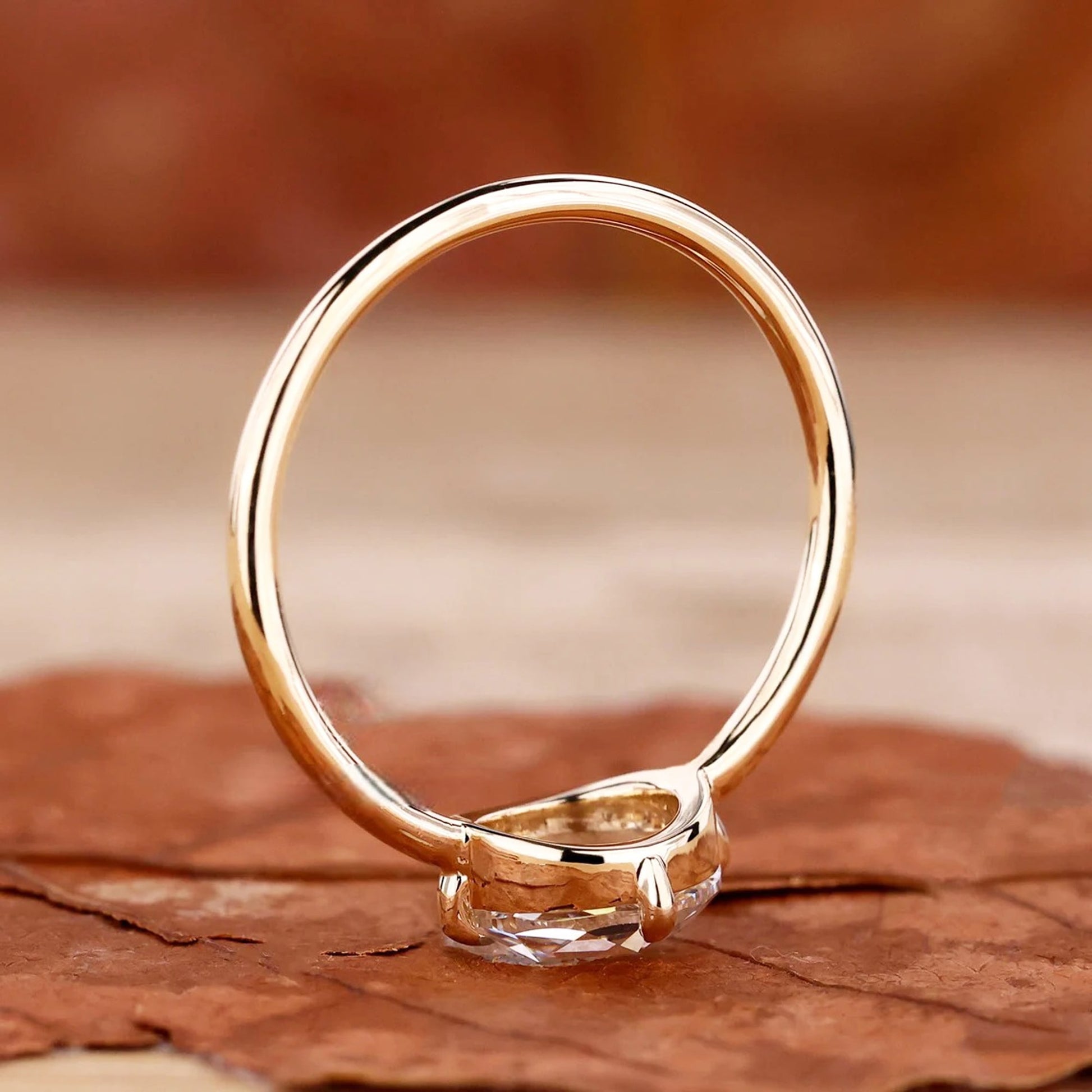 victorian rose cut diamond ring