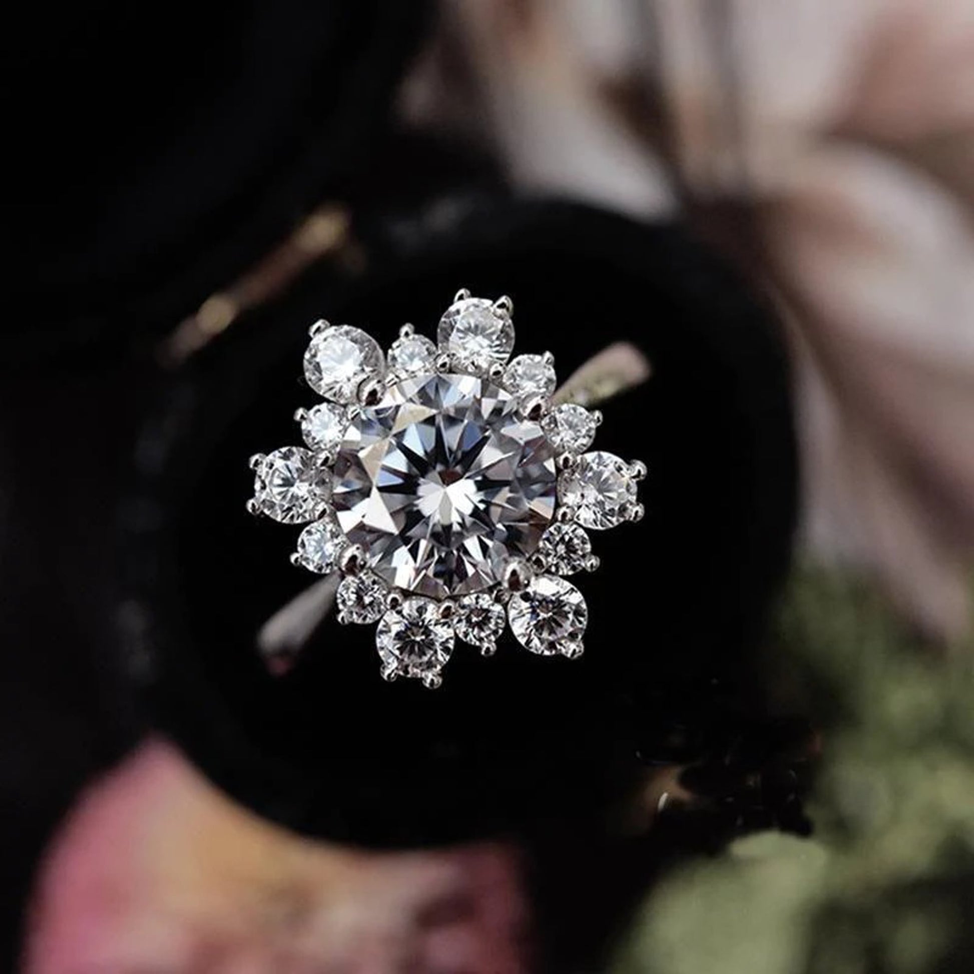 snowflake engagement ring