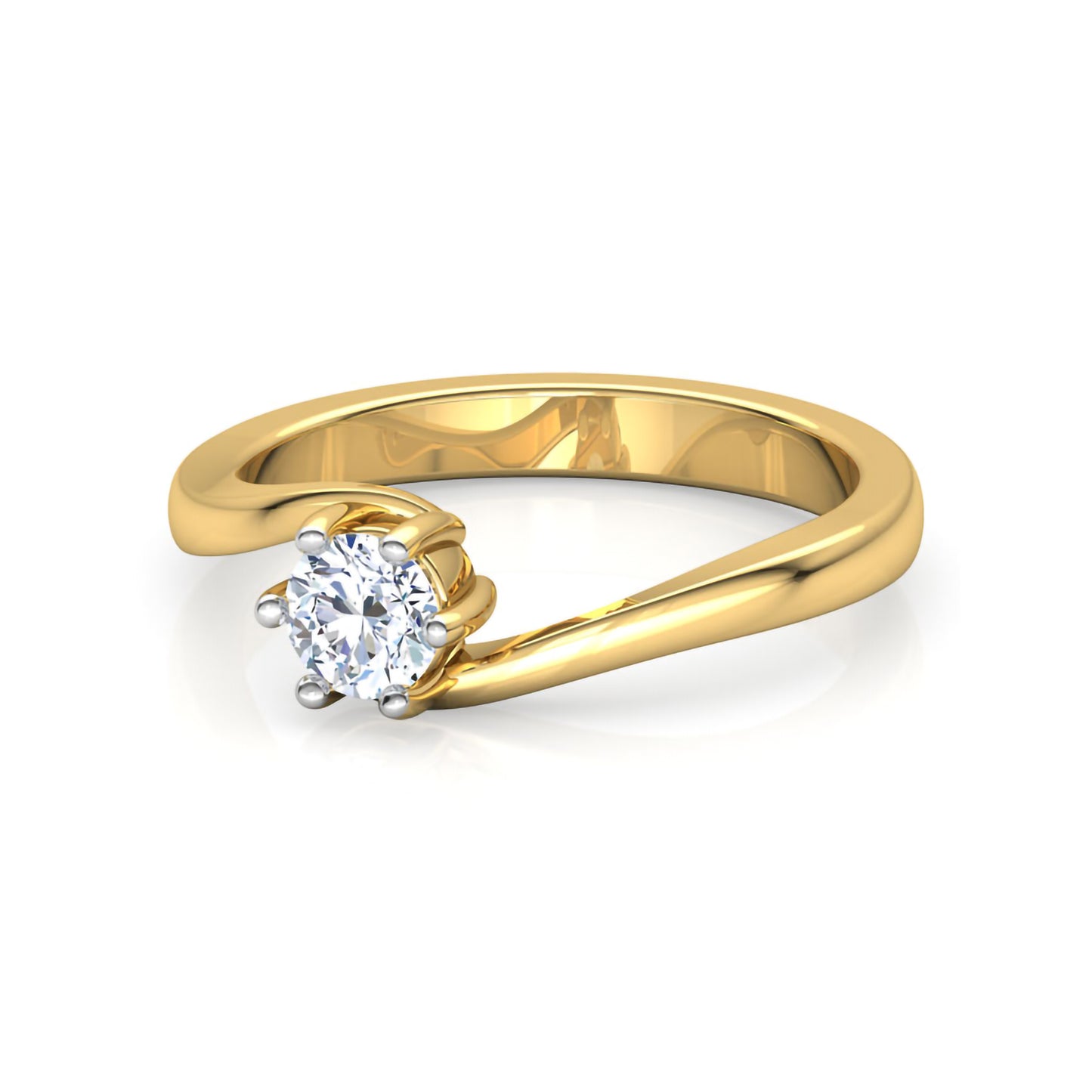 Minimal Moissanite Ring