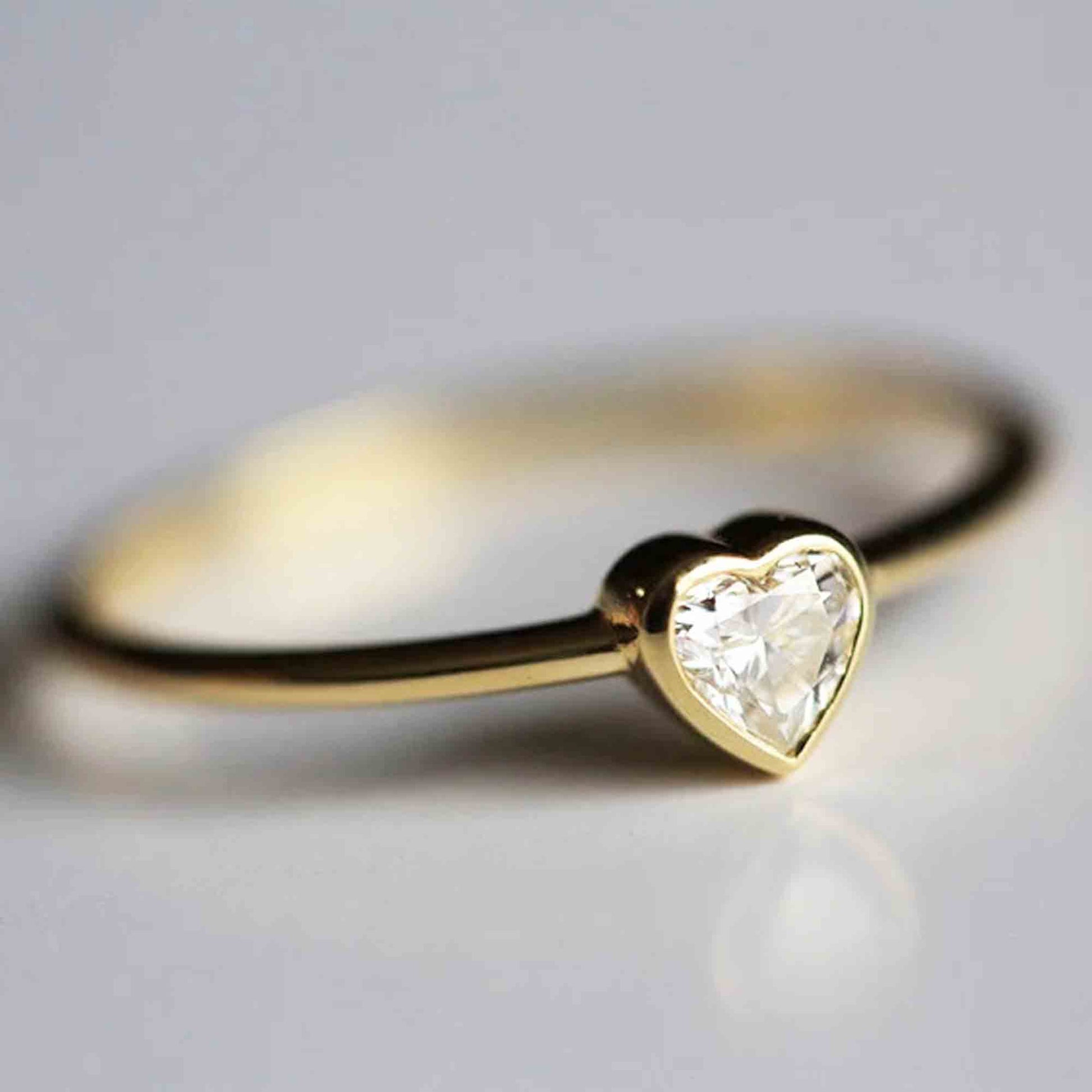heart diamond ring