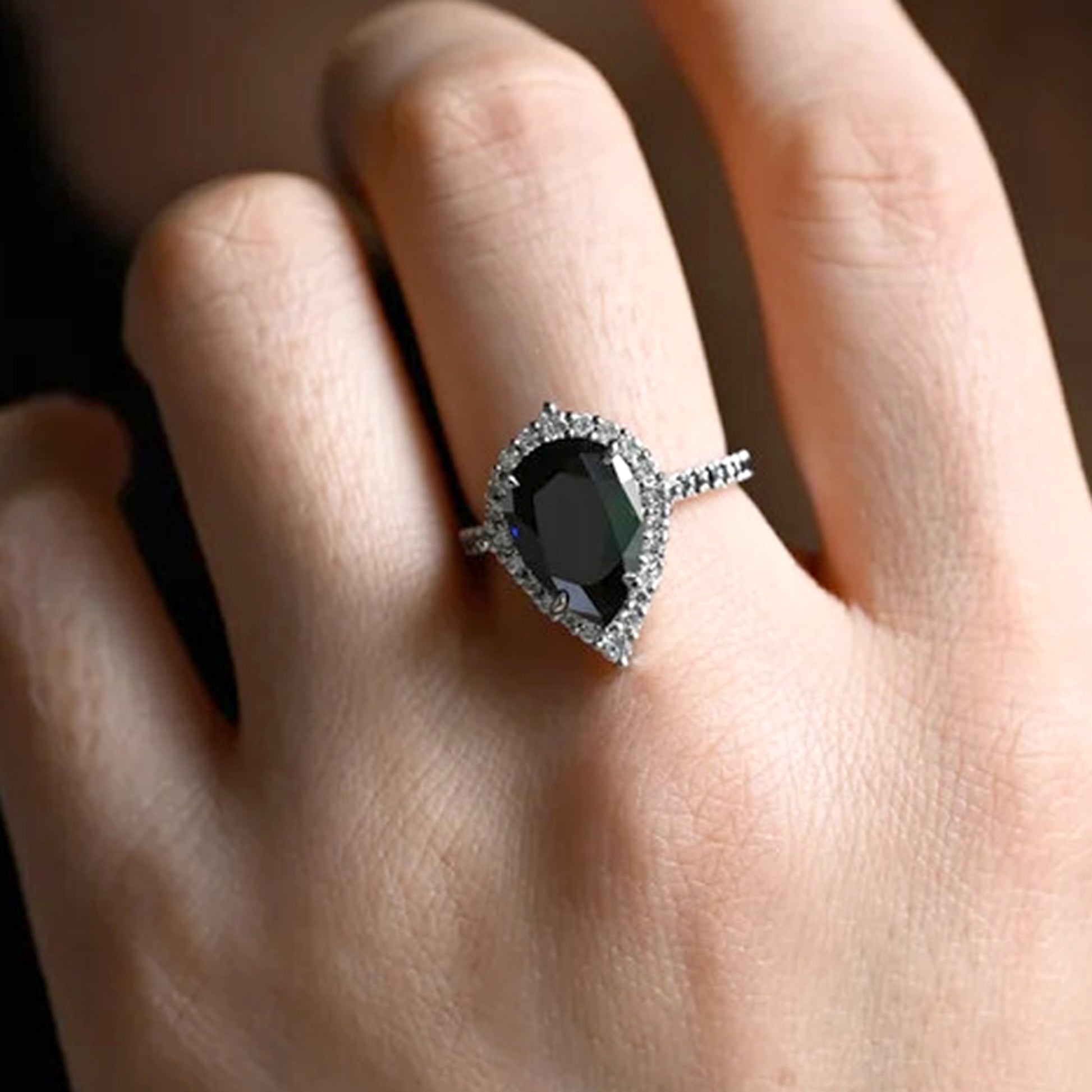 Pear Shaped Ring