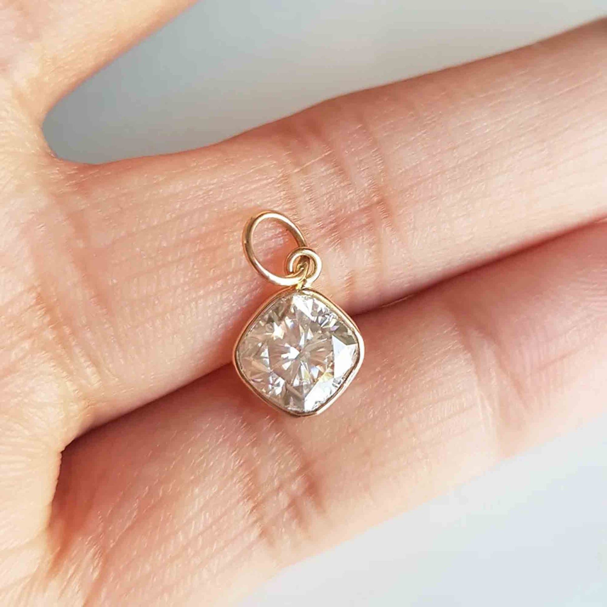 moissanite pendant