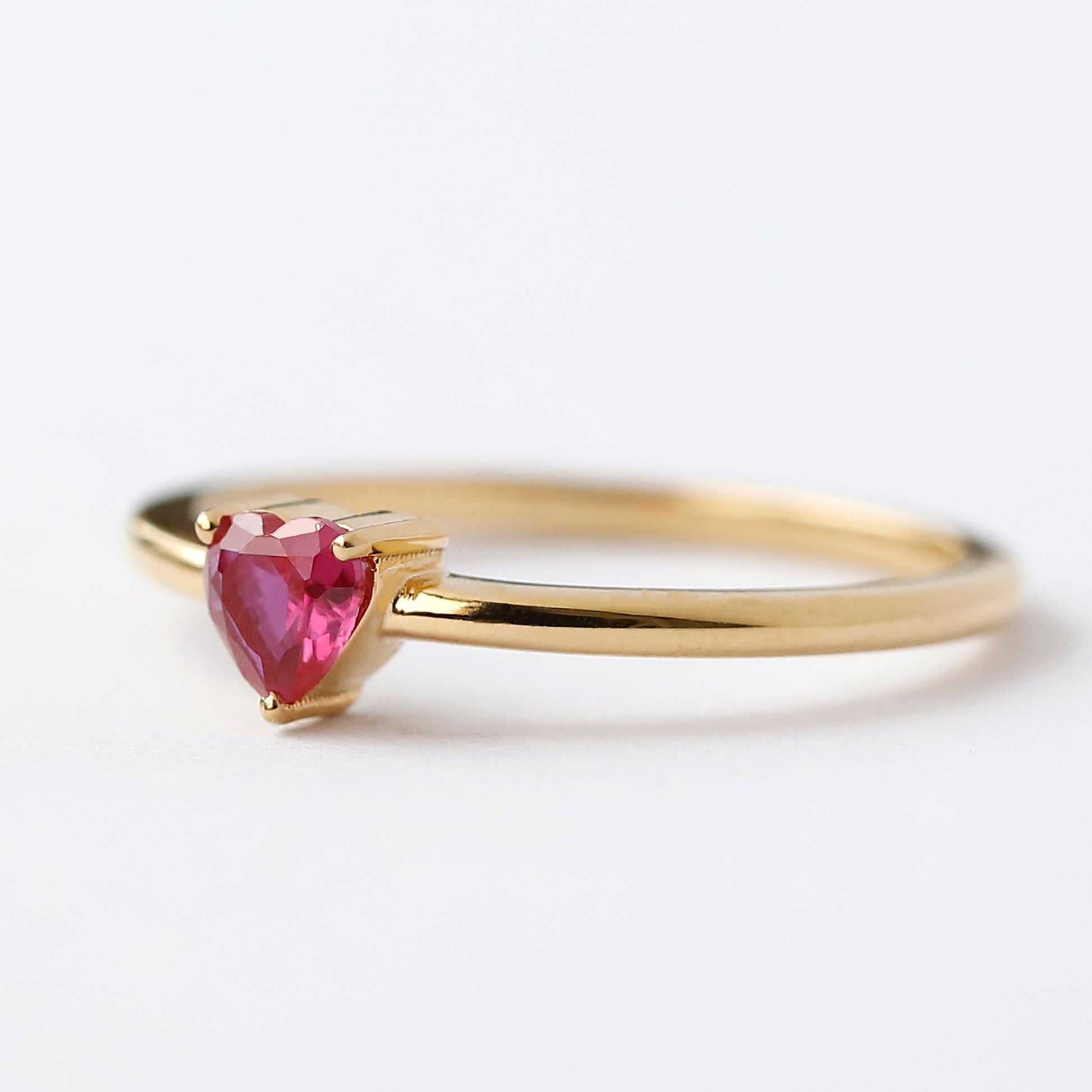 Ruby Heart Ring