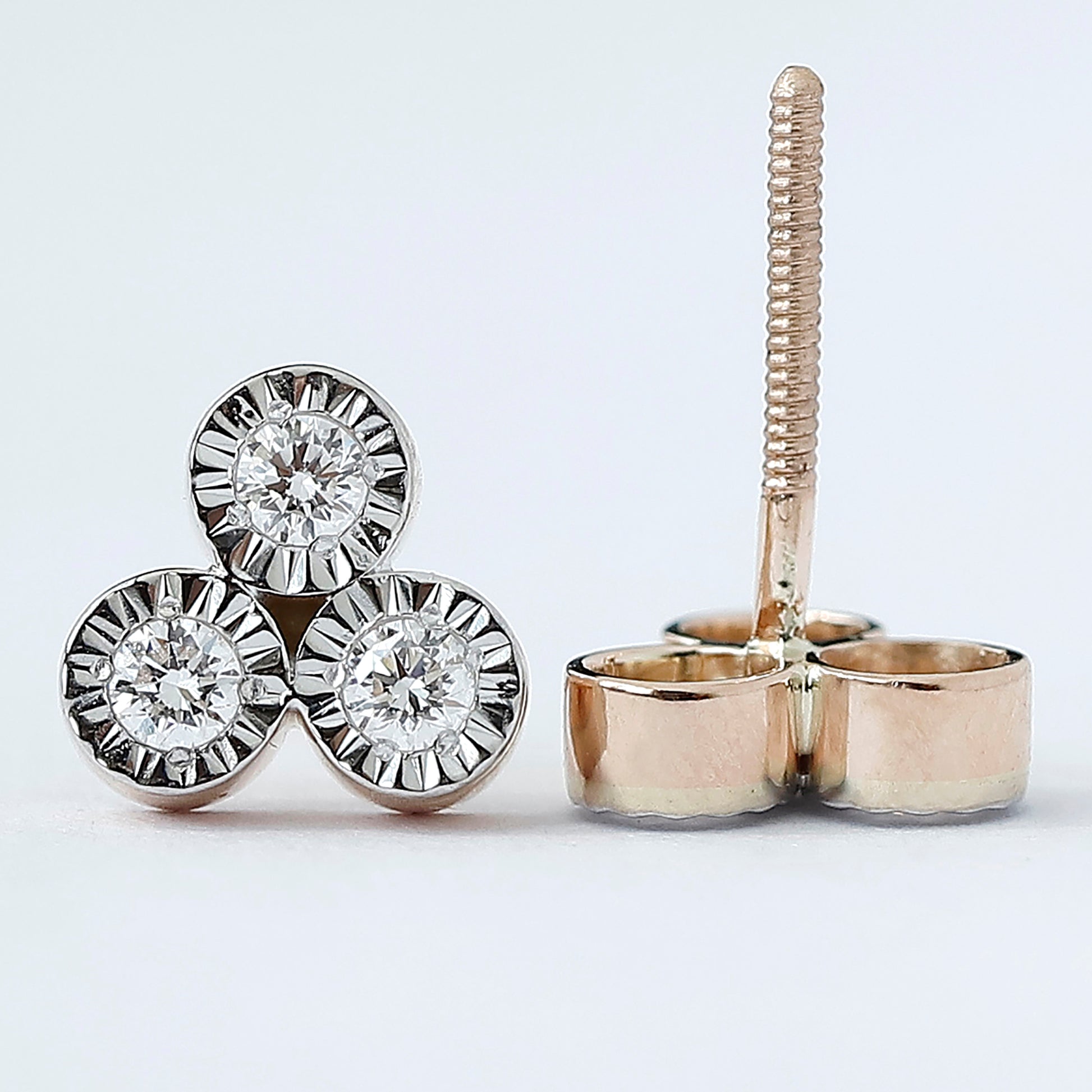 Gold Lab Grown Diamond Earring