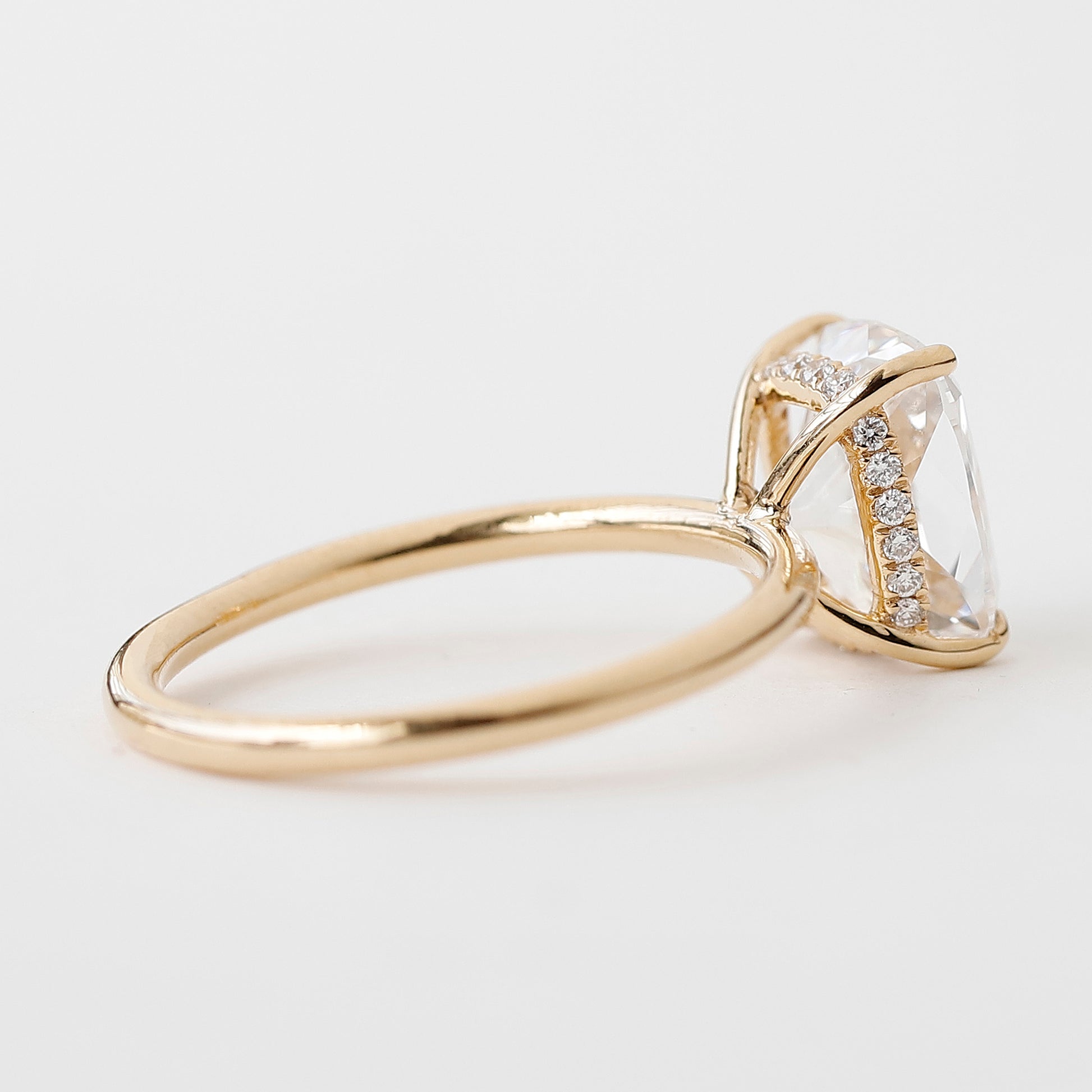 Cushion Cut Lab Grown Diamond Ring