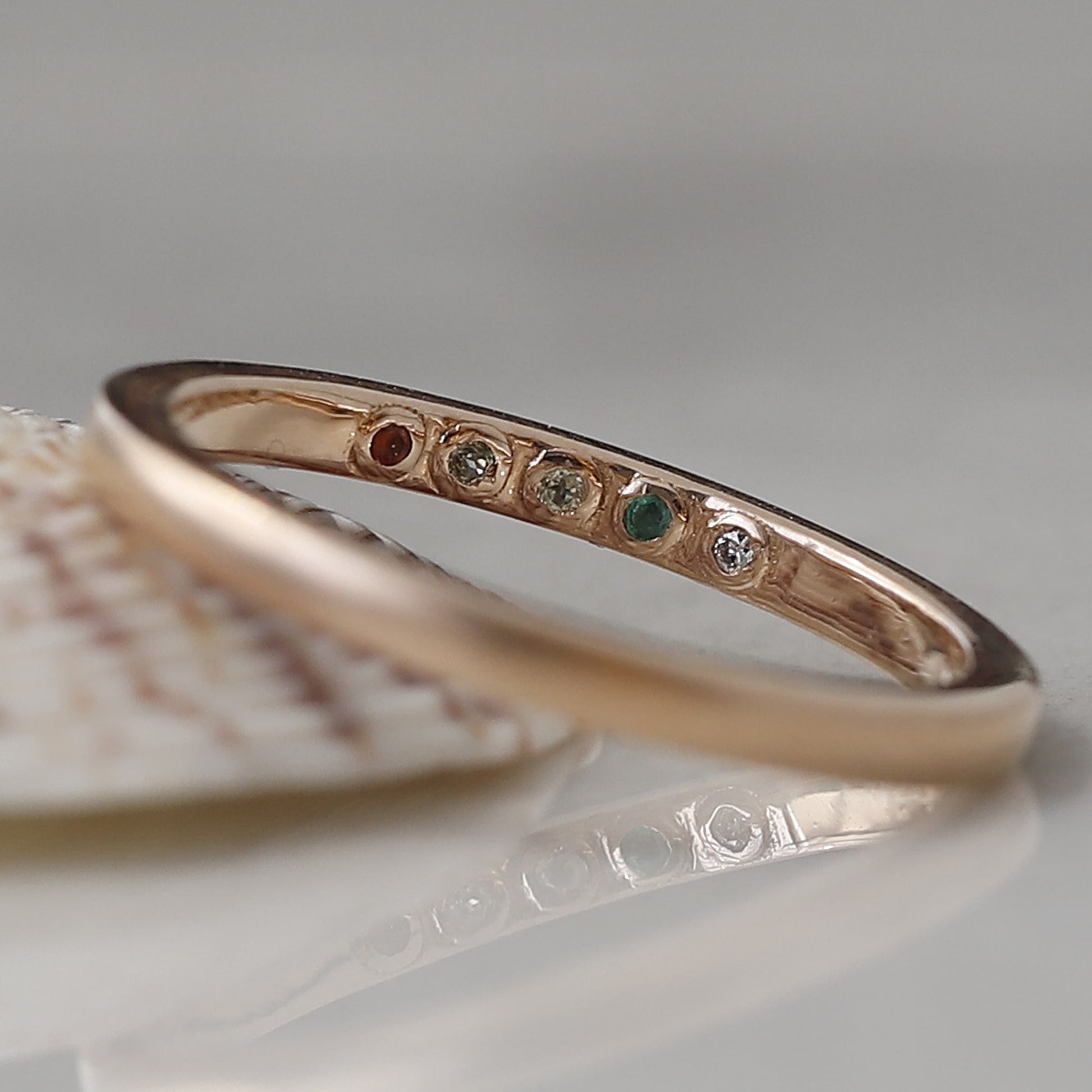 Birthstone Mens Ring