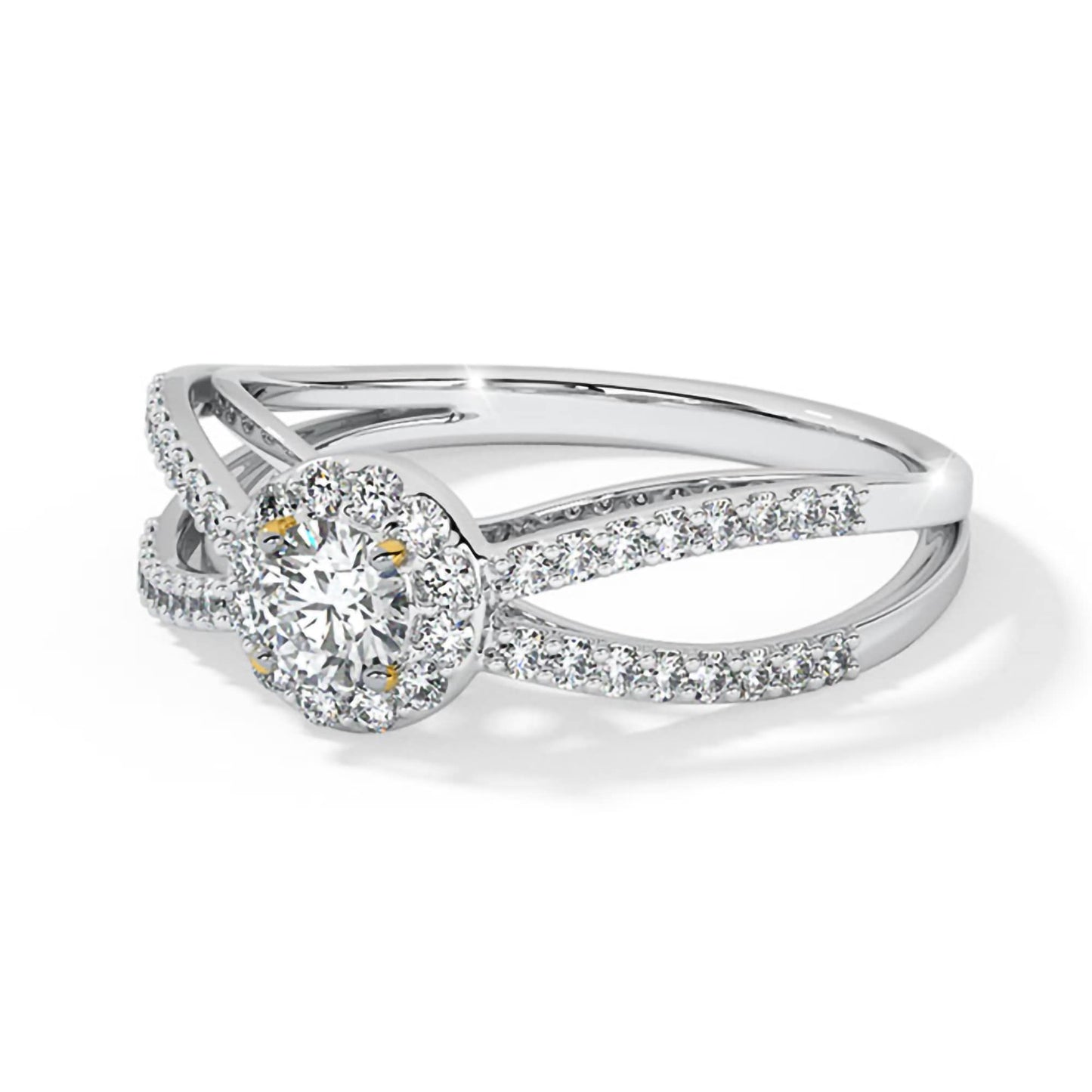 halo engagement ring