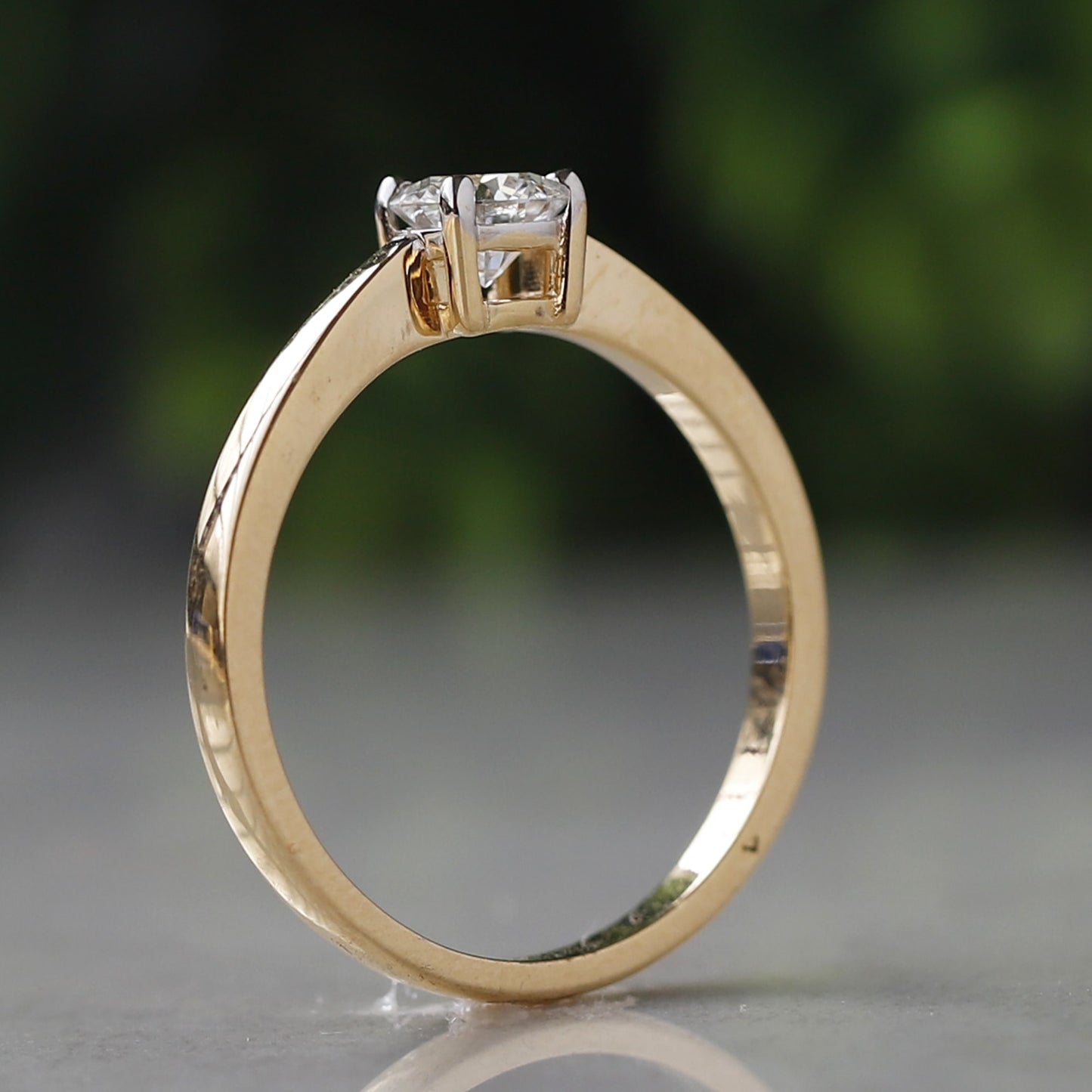 lab created engagement rings
