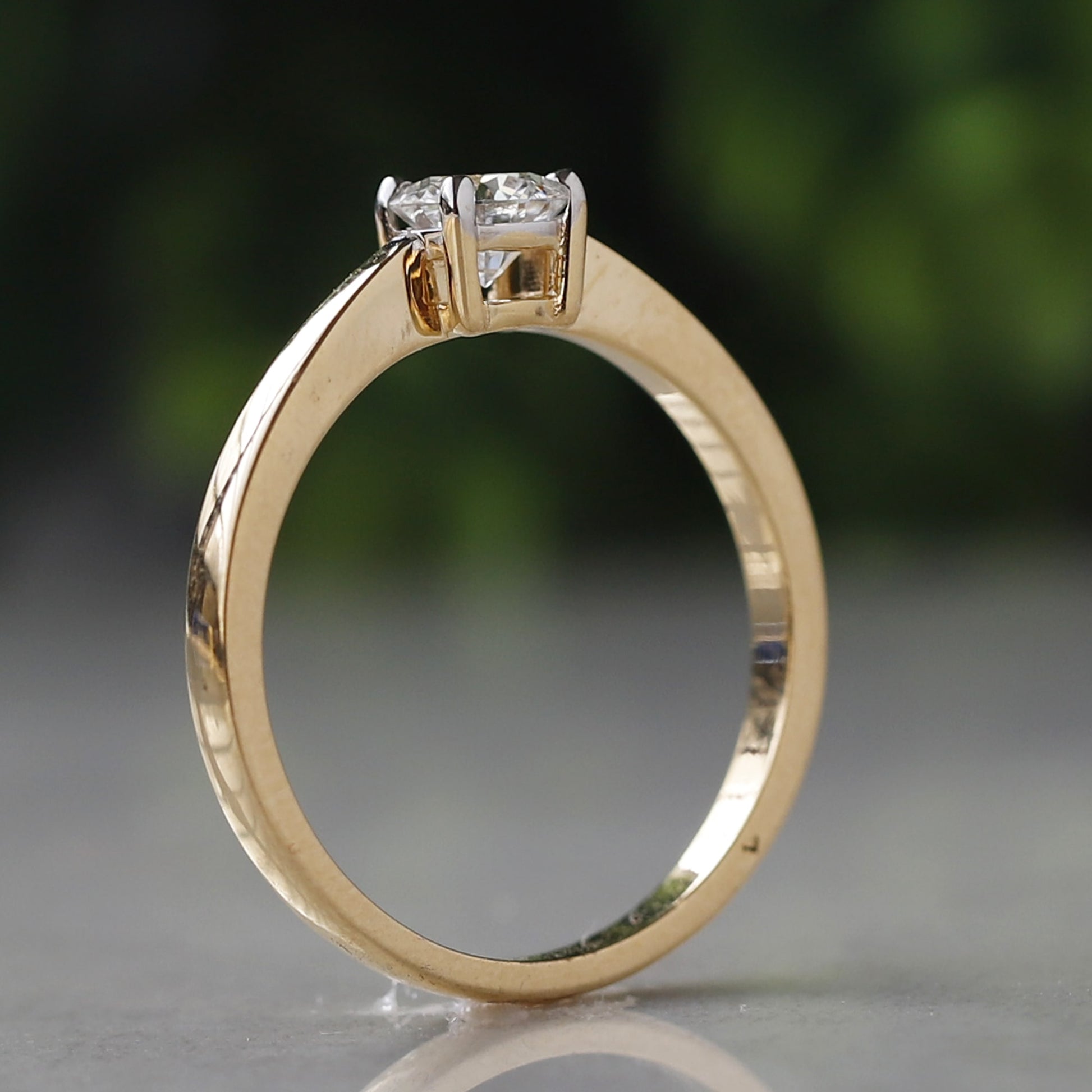lab created engagement rings
