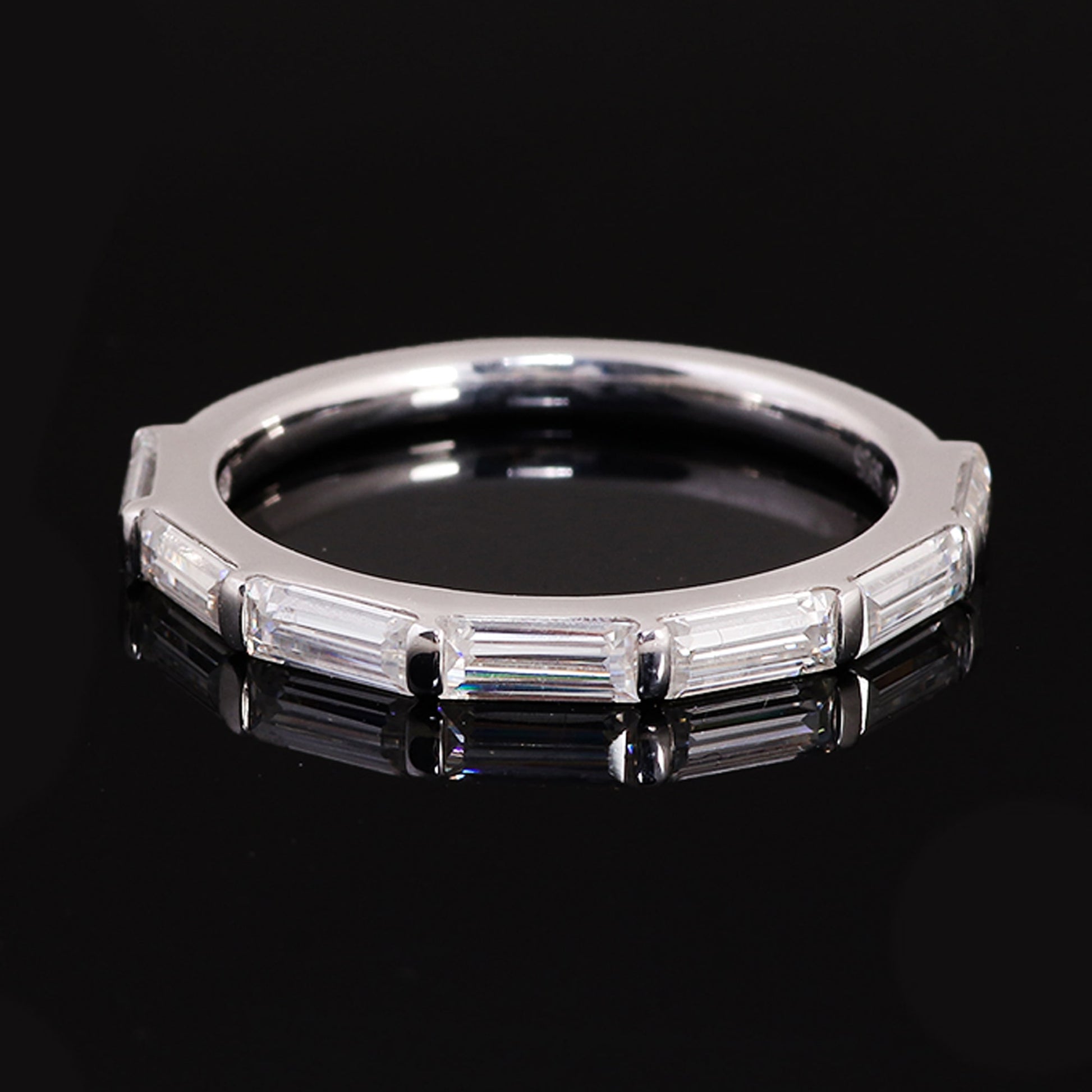 moissanite wedding bands