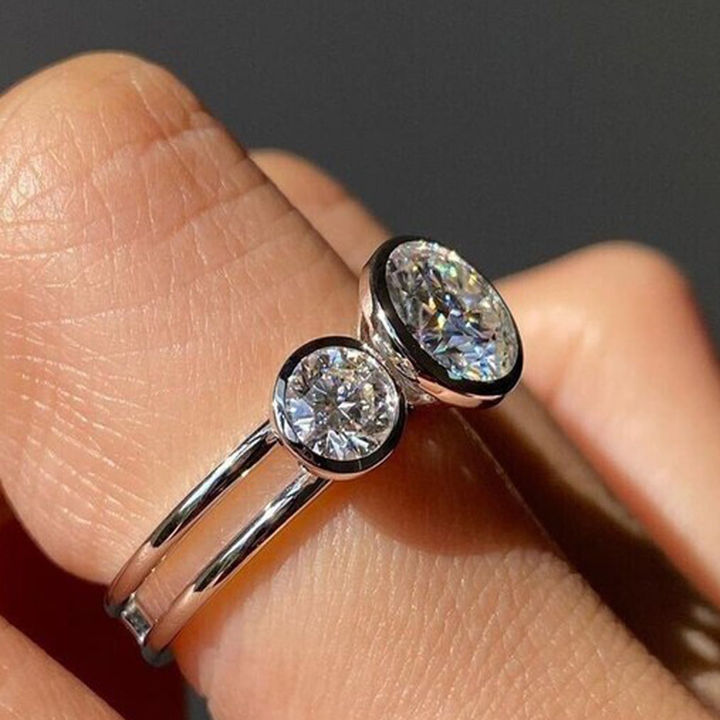 3 stone ring