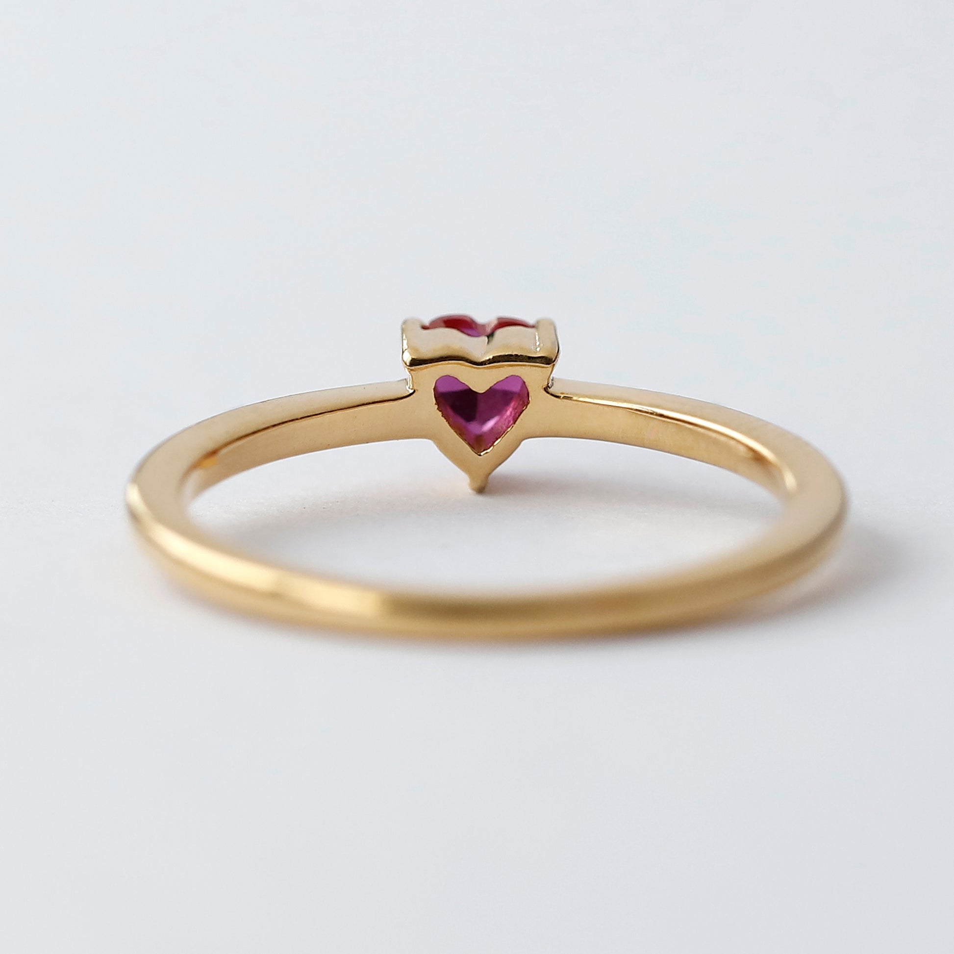 Ruby Heart Ring