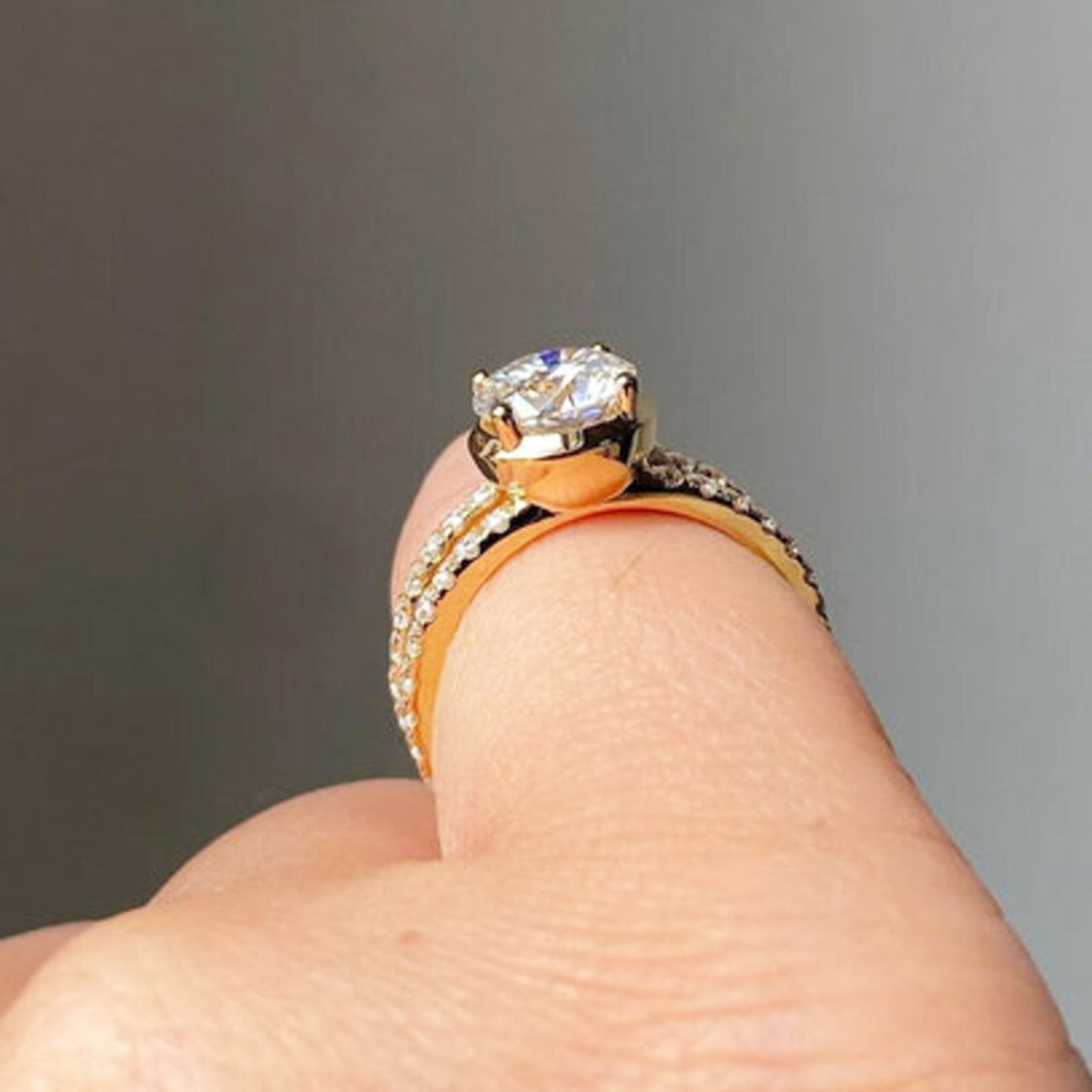 split shank engagement ring