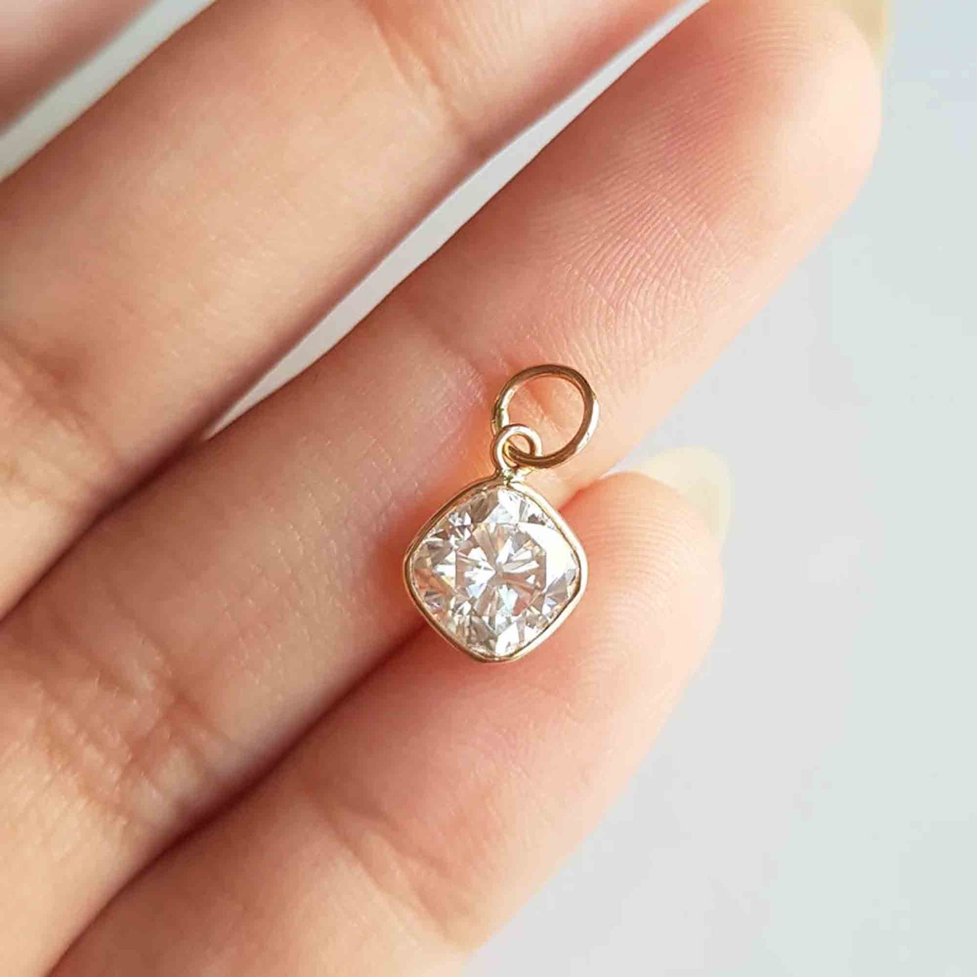 moissanite pendant