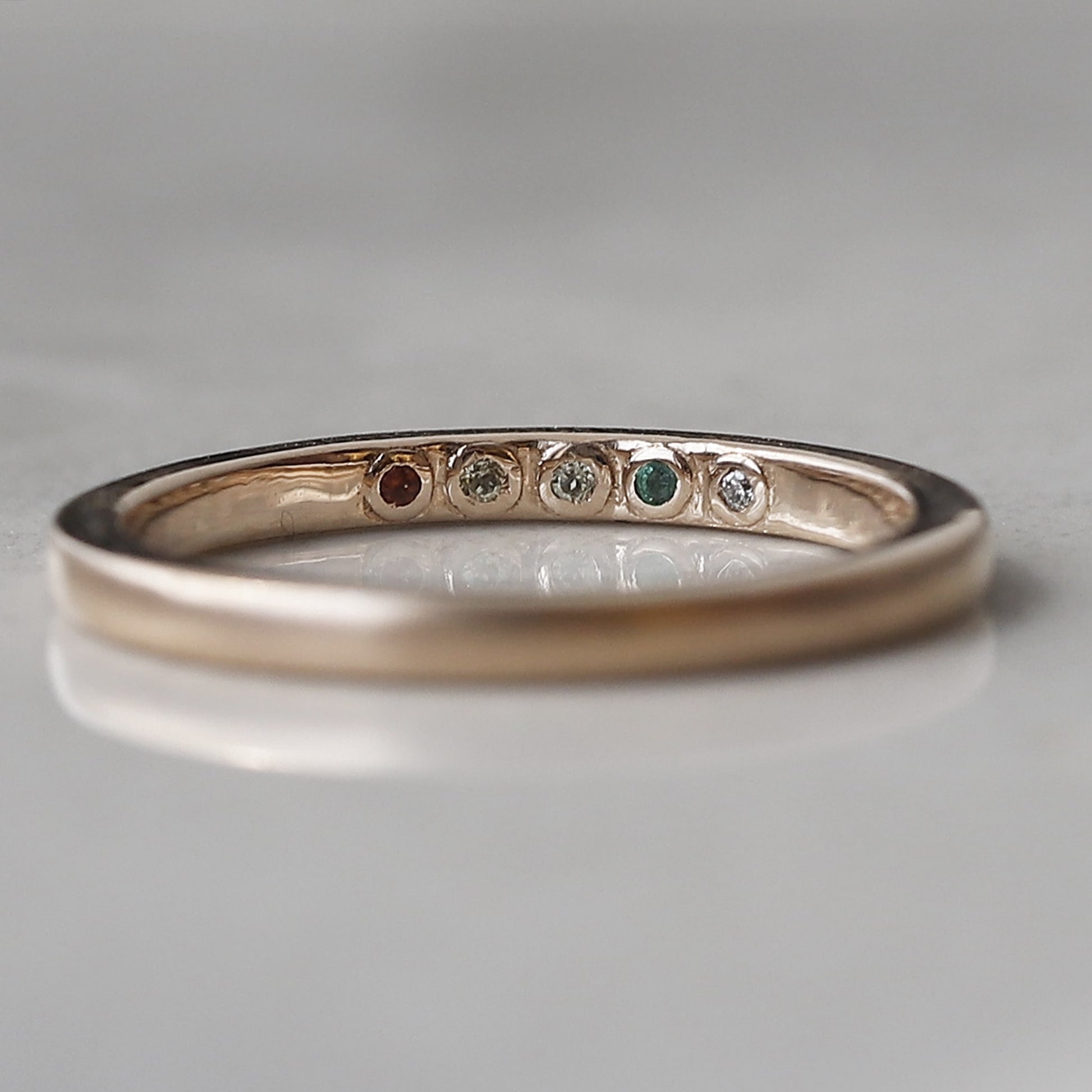 Birthstone Mens Ring