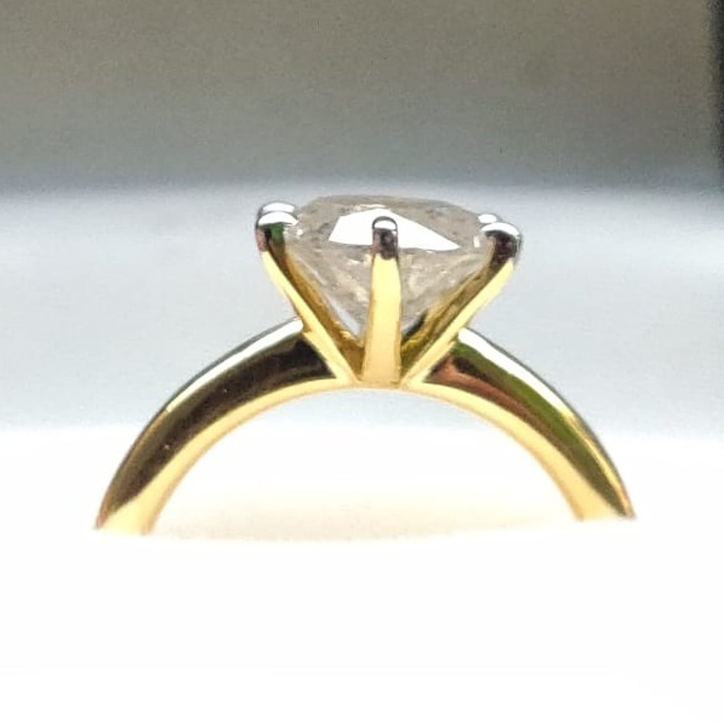 Misty Grey Diamond Ring