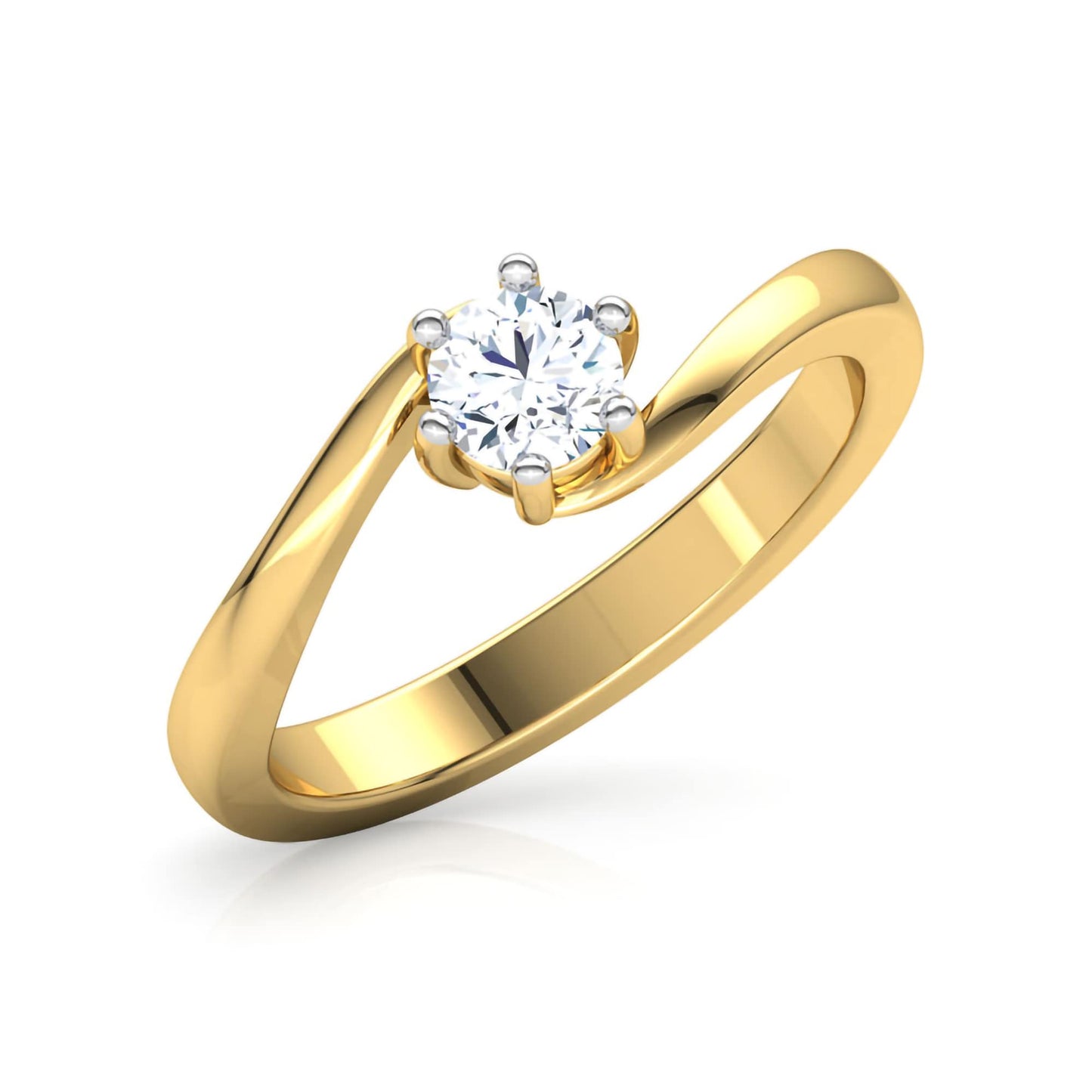 Minimal Moissanite Ring