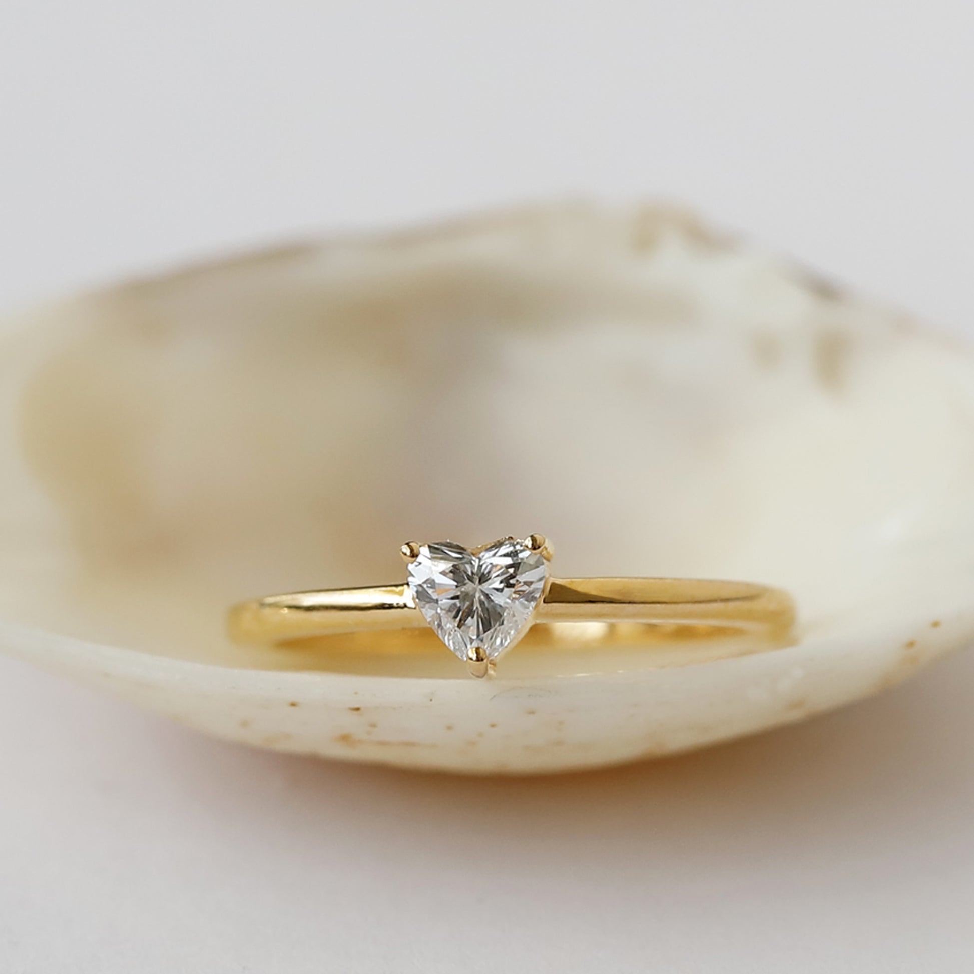 Diamond Heart Ring