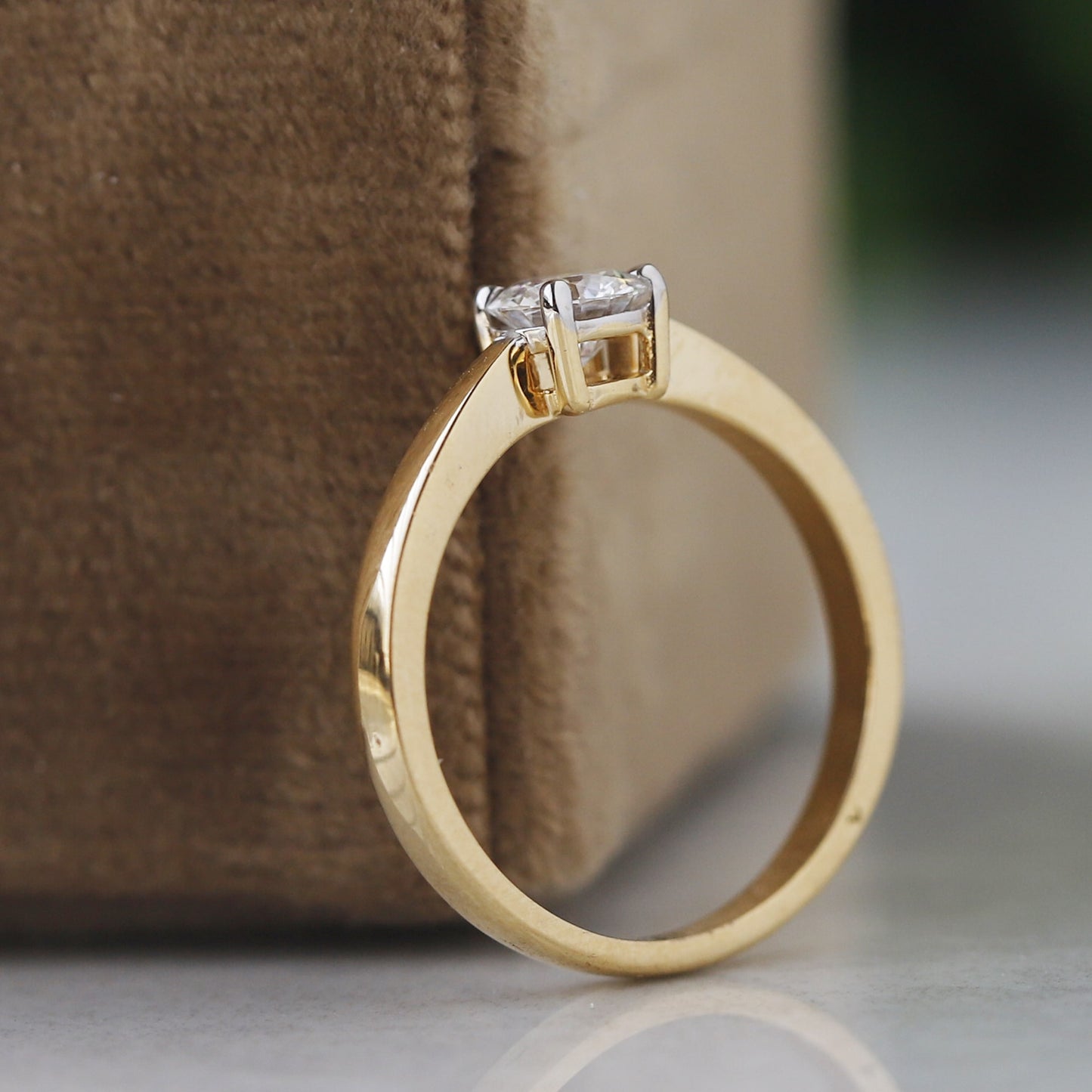 lab created engagement rings