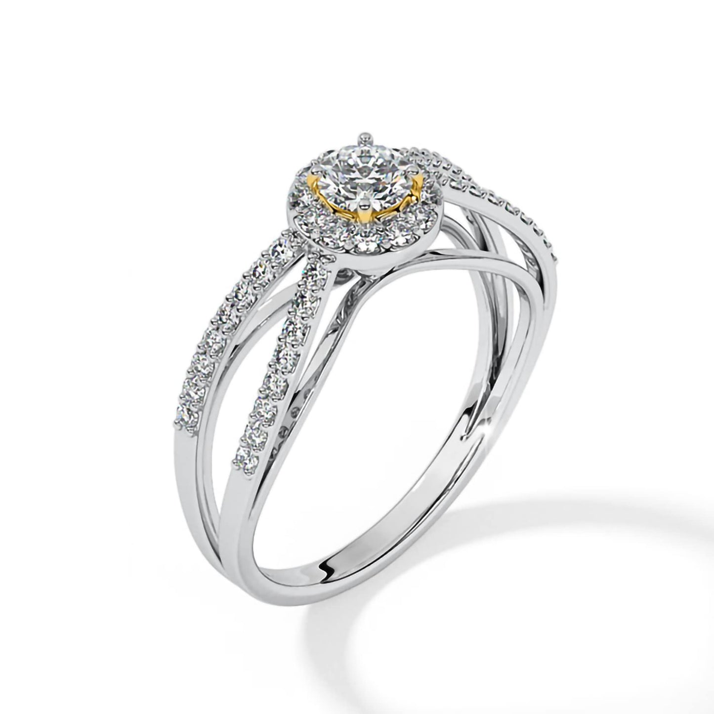 halo engagement ring