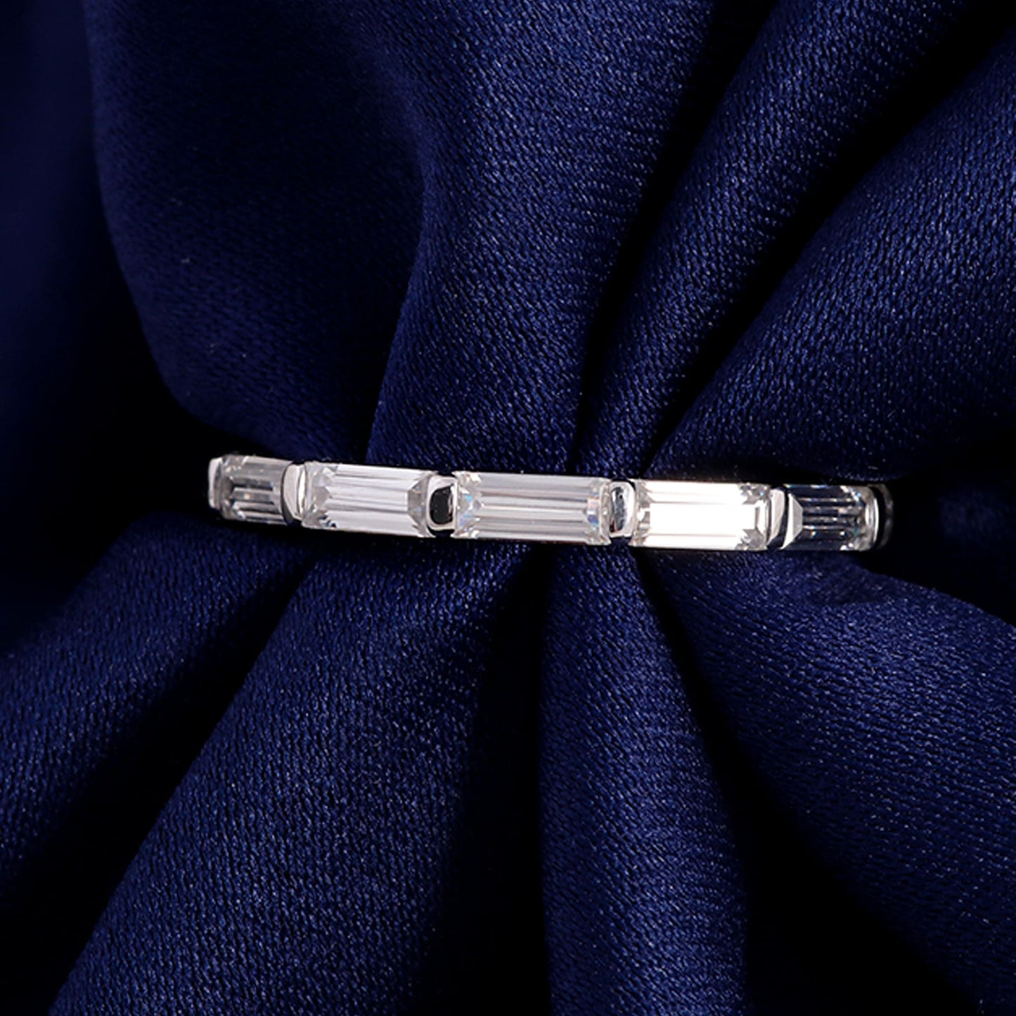 moissanite wedding bands