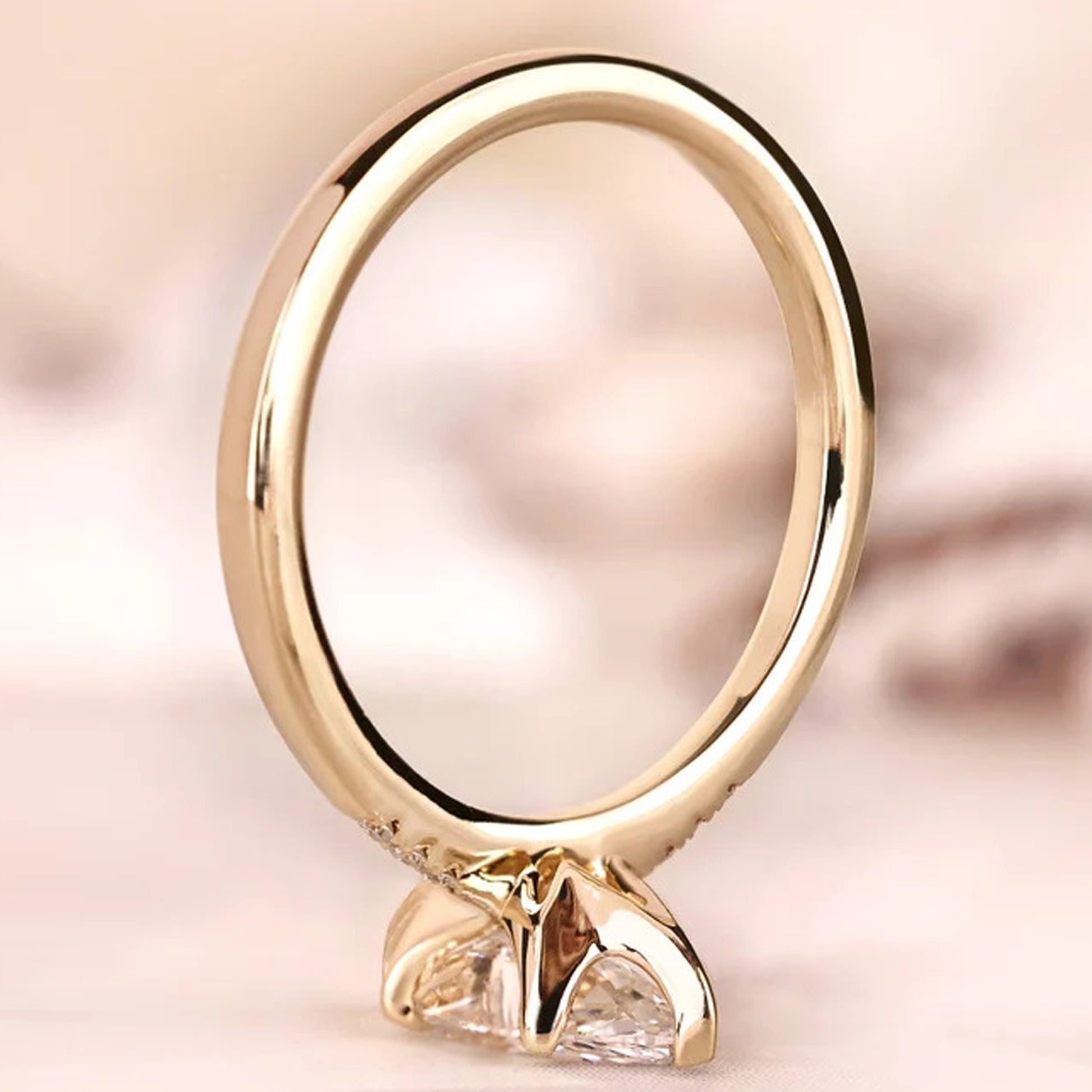 Marquise Cut Lab Diamond Ring