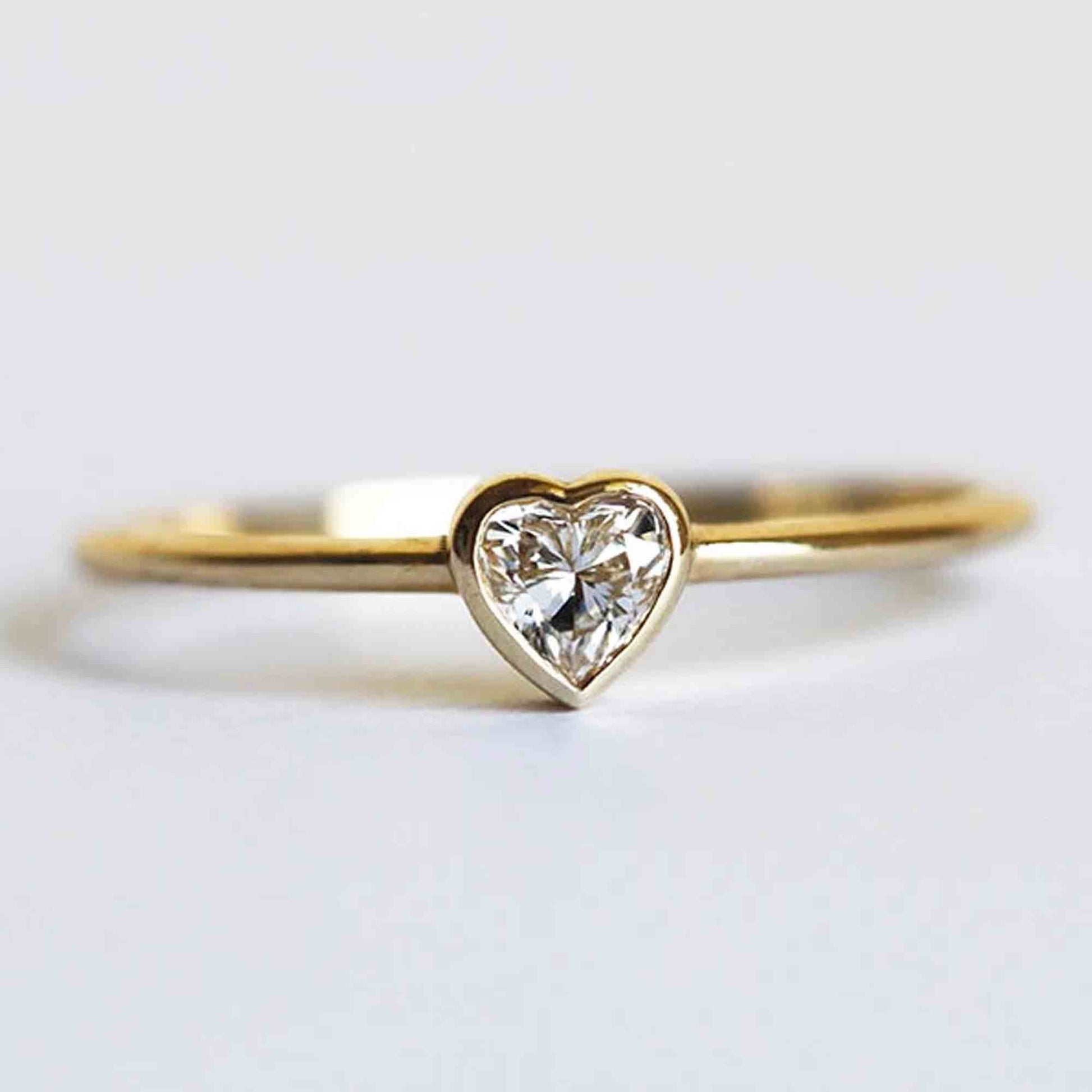 heart diamond ring
