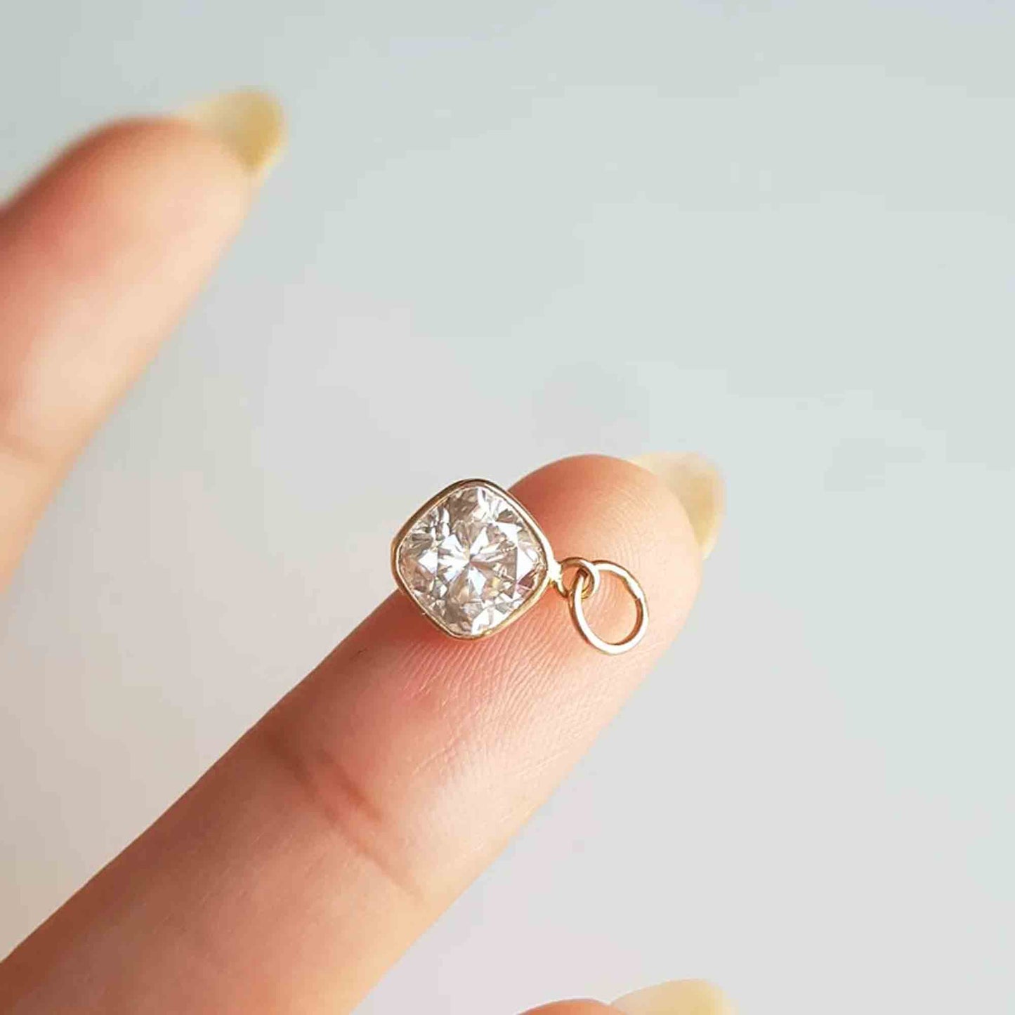 moissanite pendant