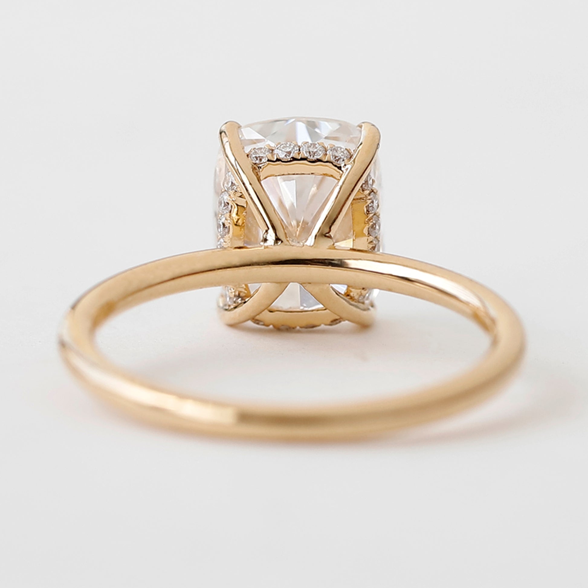 Cushion Cut Lab Grown Diamond Ring