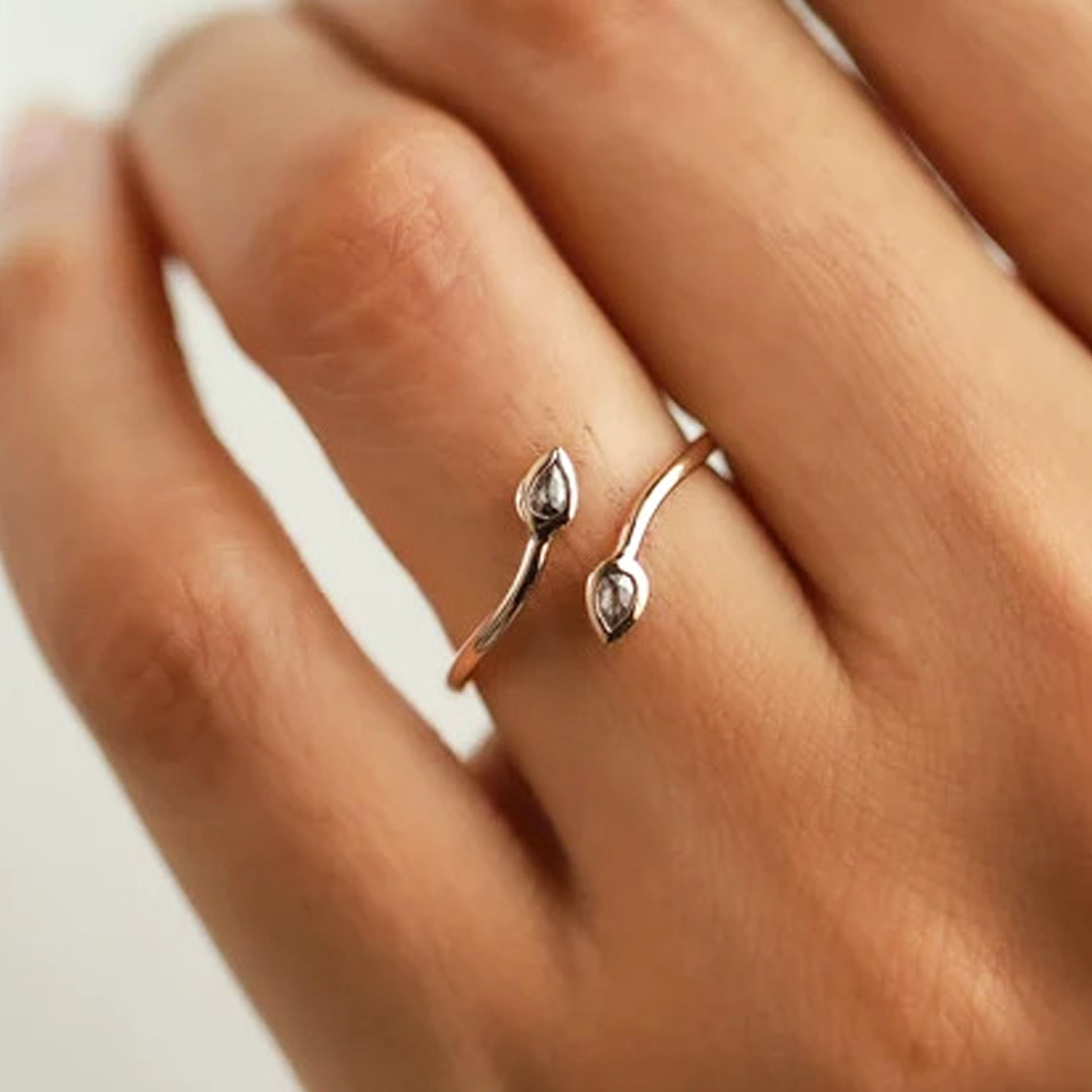 gold minimalist ring