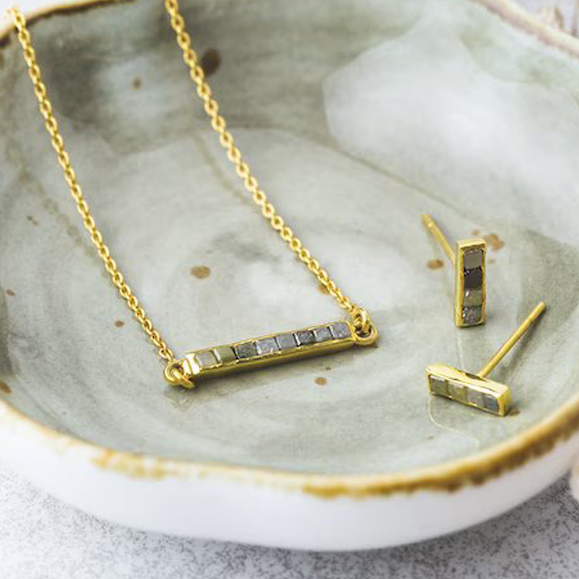 raw diamond necklace