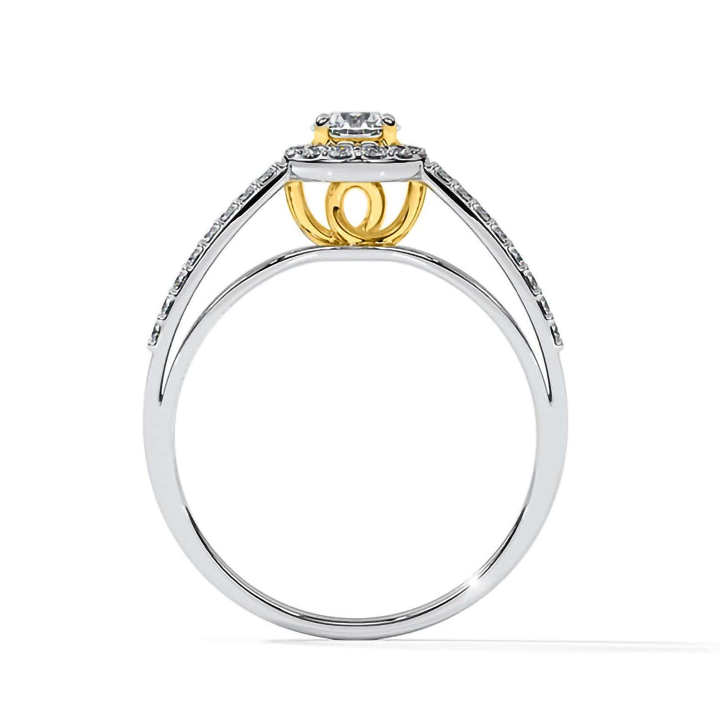halo engagement ring