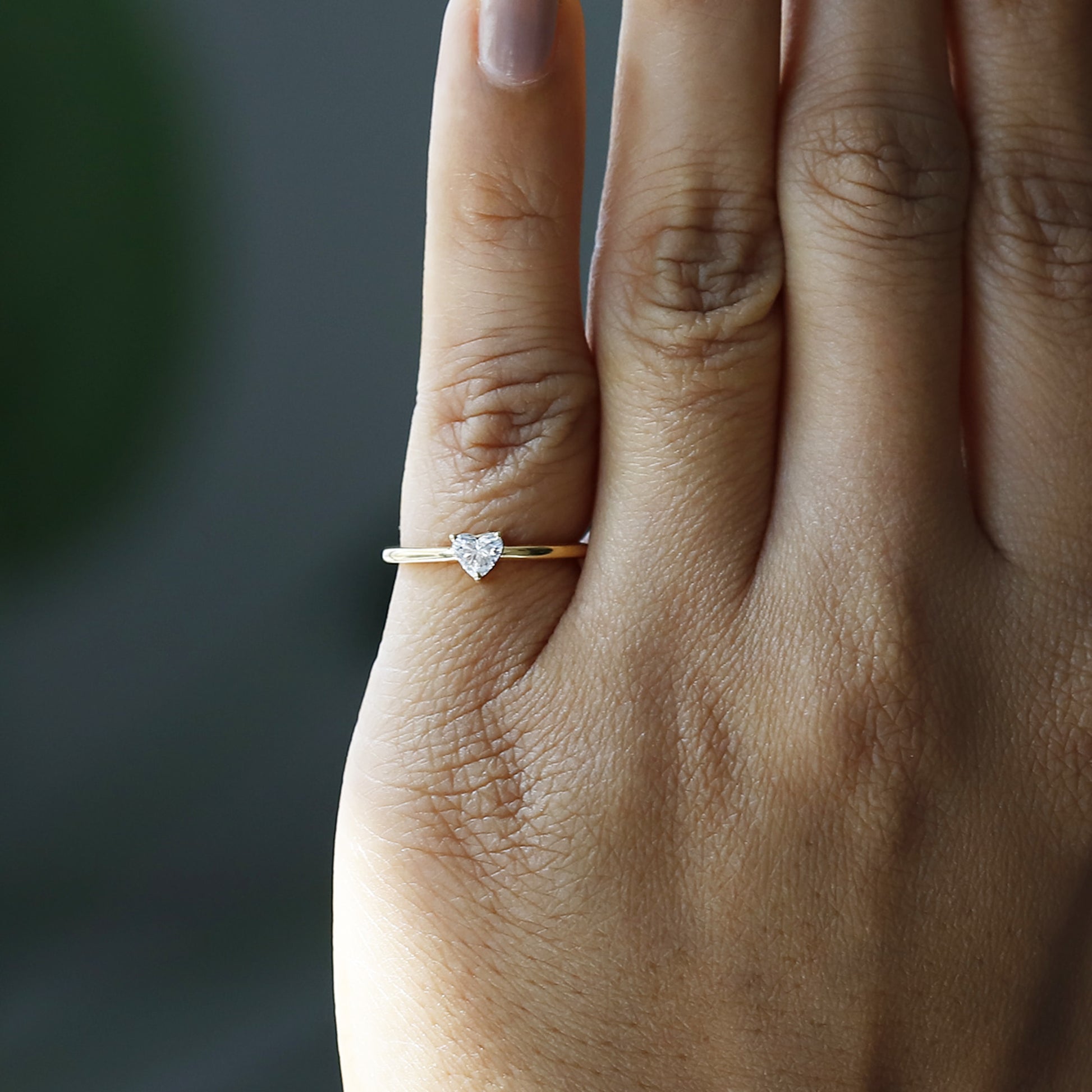 Diamond Heart Ring