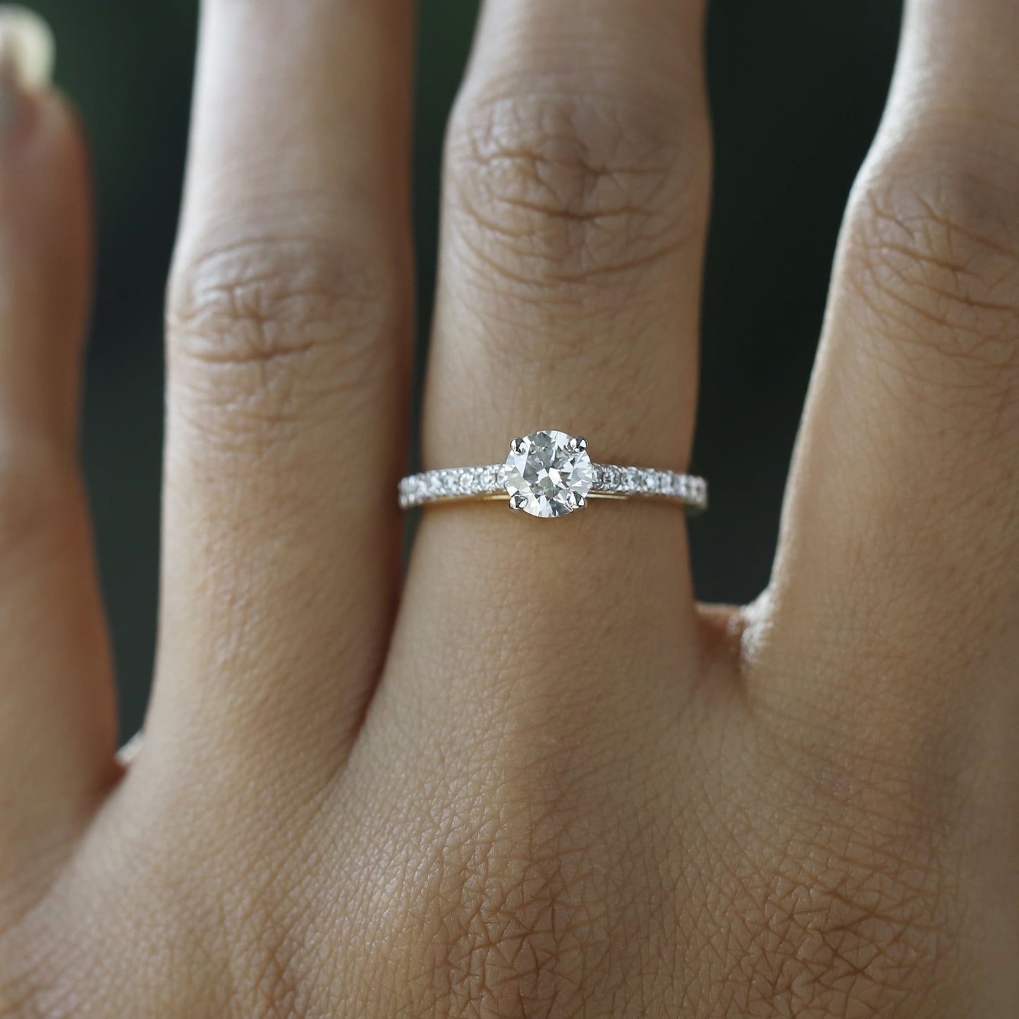 lab diamond rings