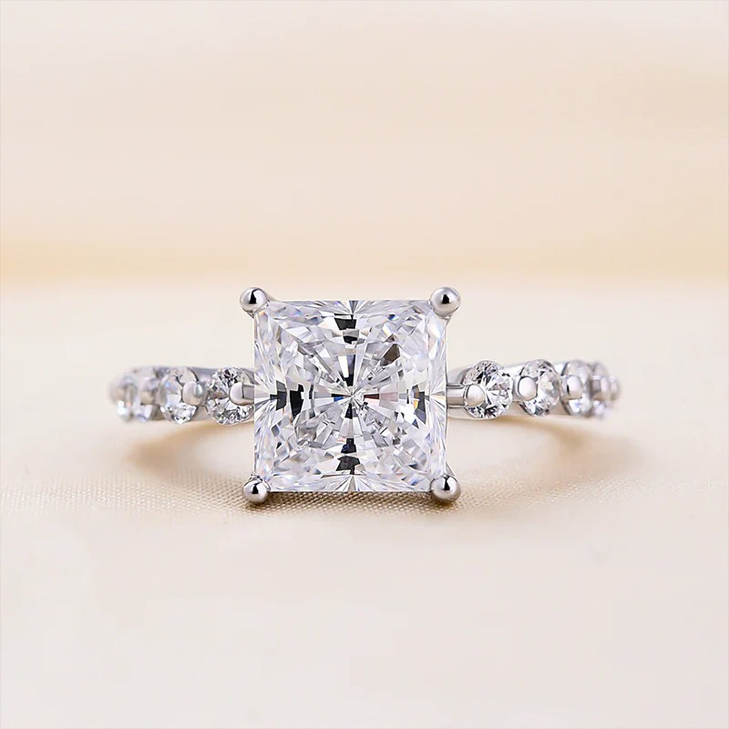 3 ct princess cut engagement ring