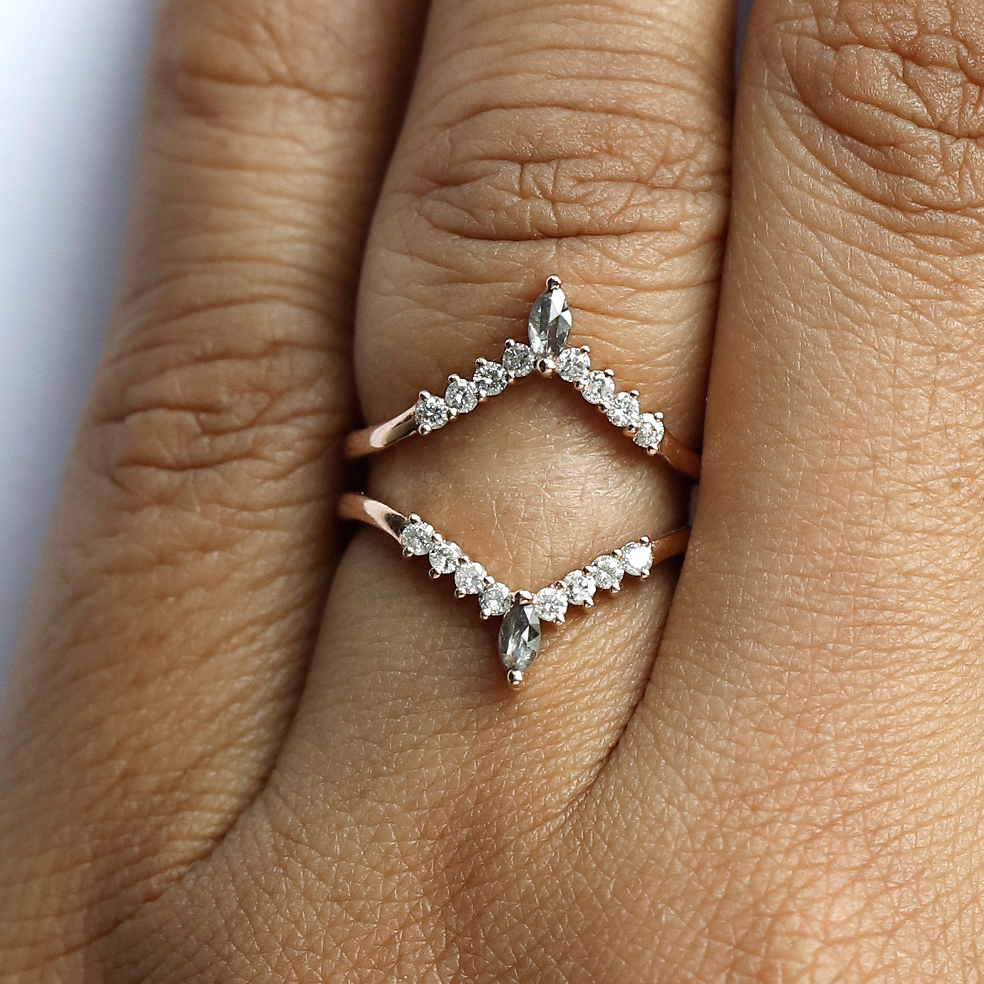 Elegant 14K Gold Custom Ring with Unique Design