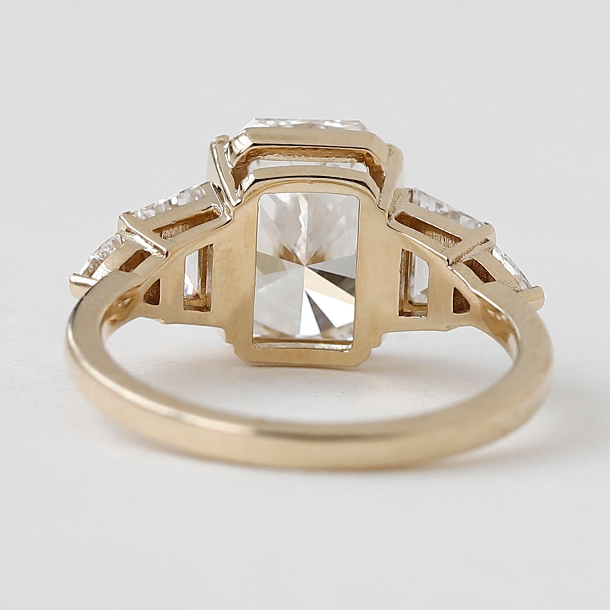 radiant cut diamond ring