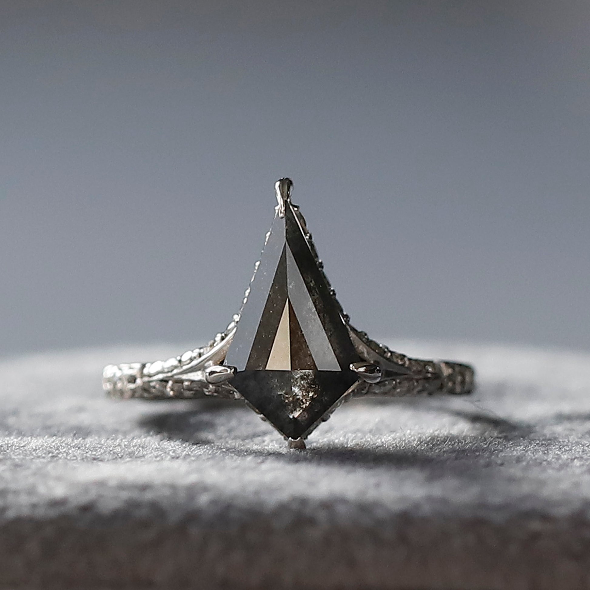 kite set engagement ring