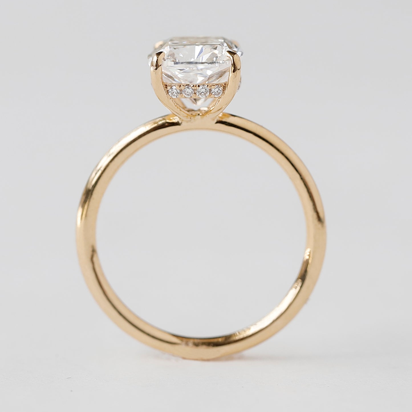 Cushion Cut Lab Grown Diamond Ring
