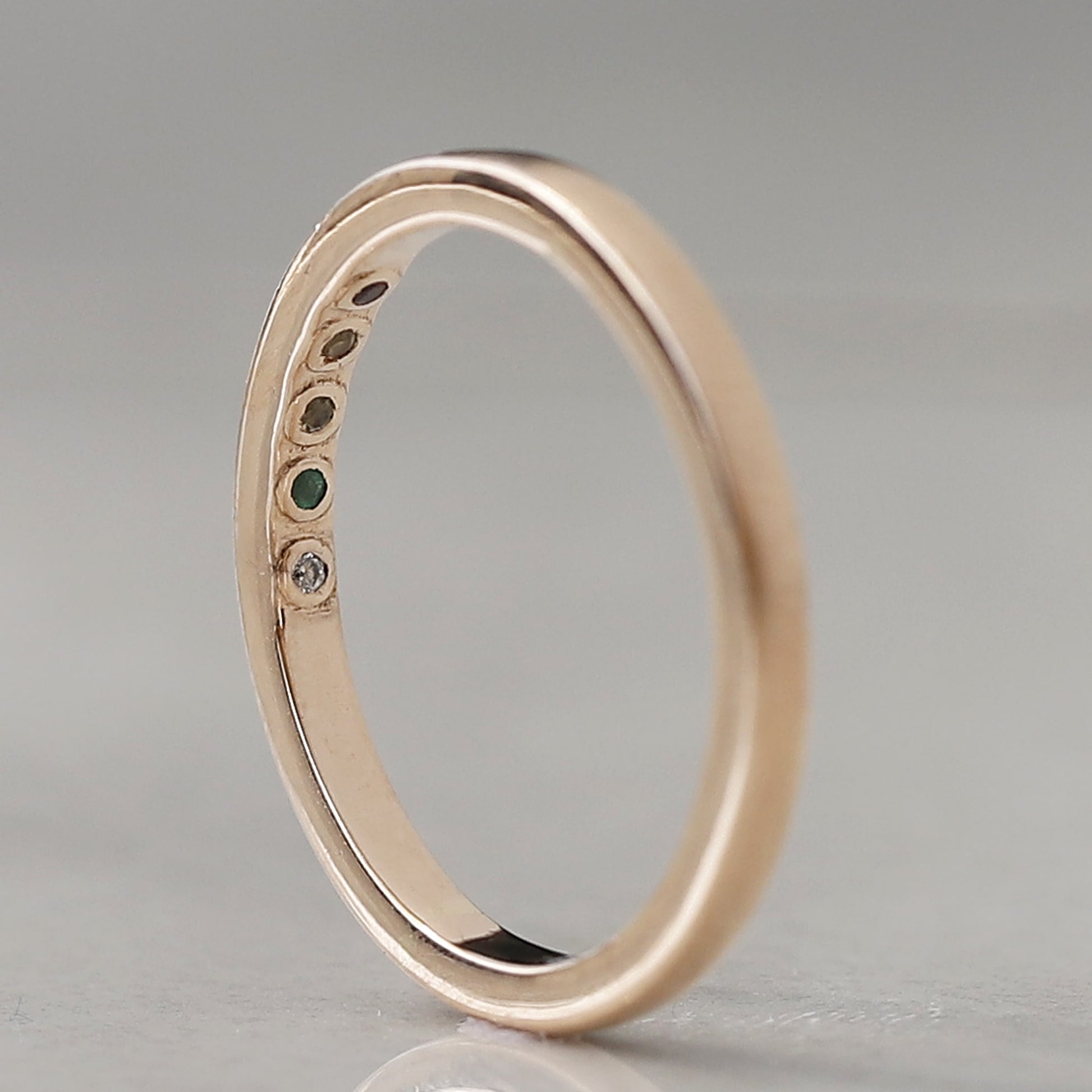 Birthstone Mens Ring