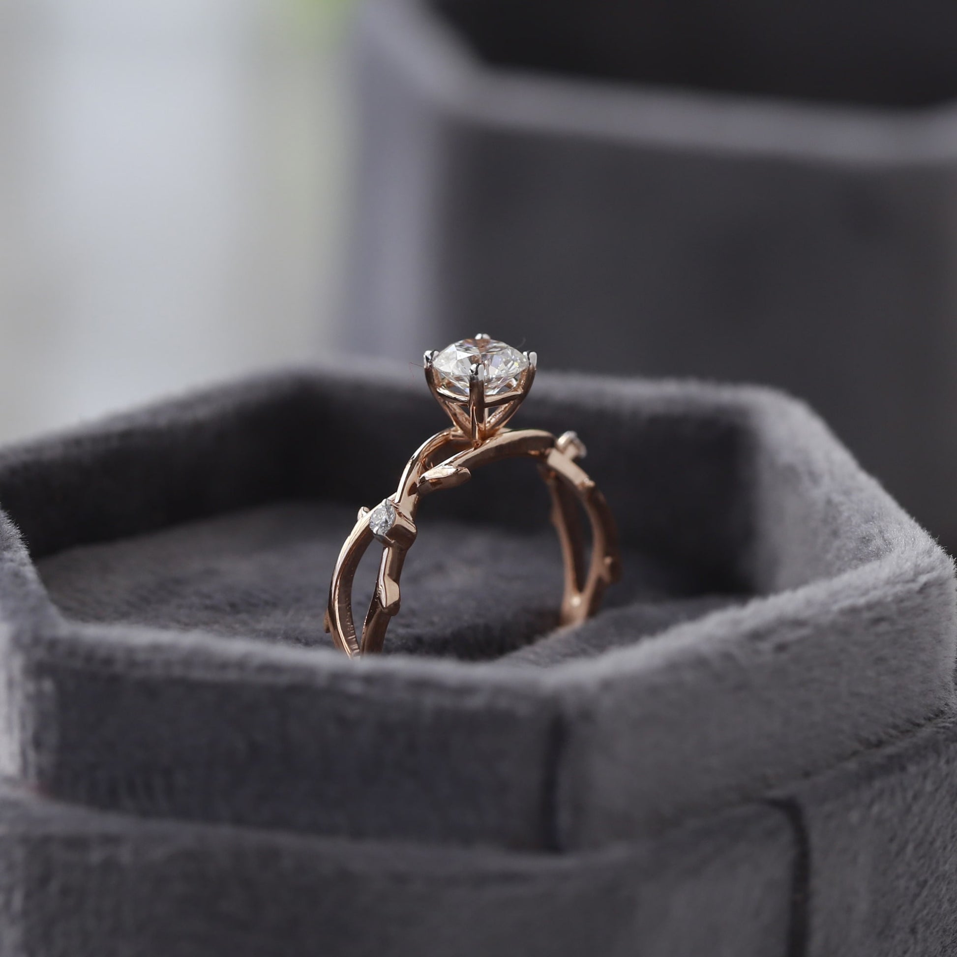 Eco-Friendly 0.65 CT Lab Grown Diamond Engagement Ring