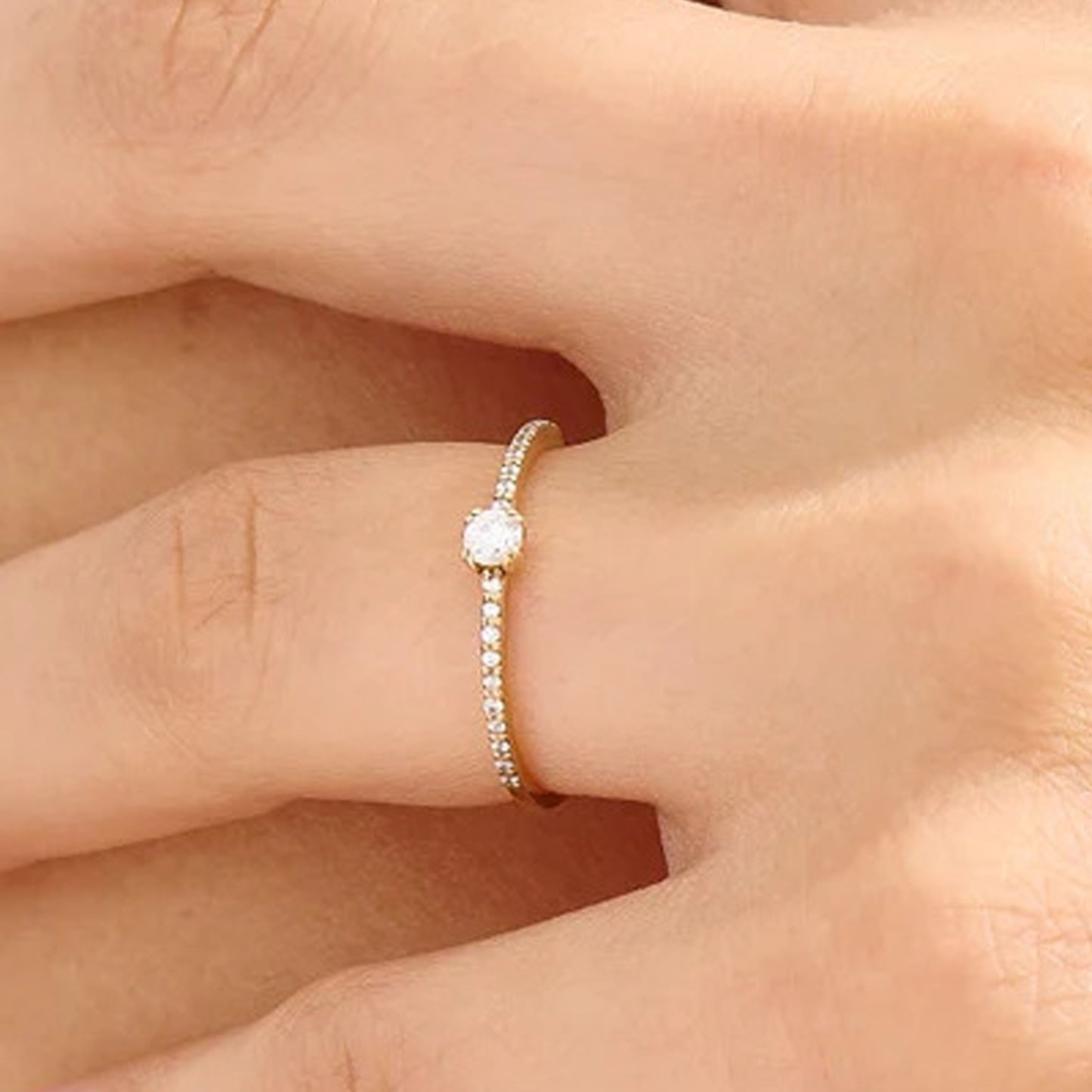 simple diamond engagement rings