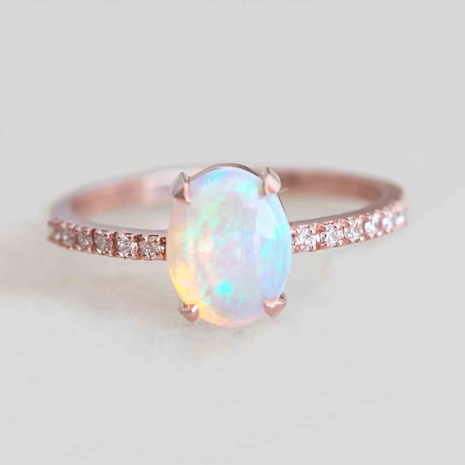 opal engagement ring