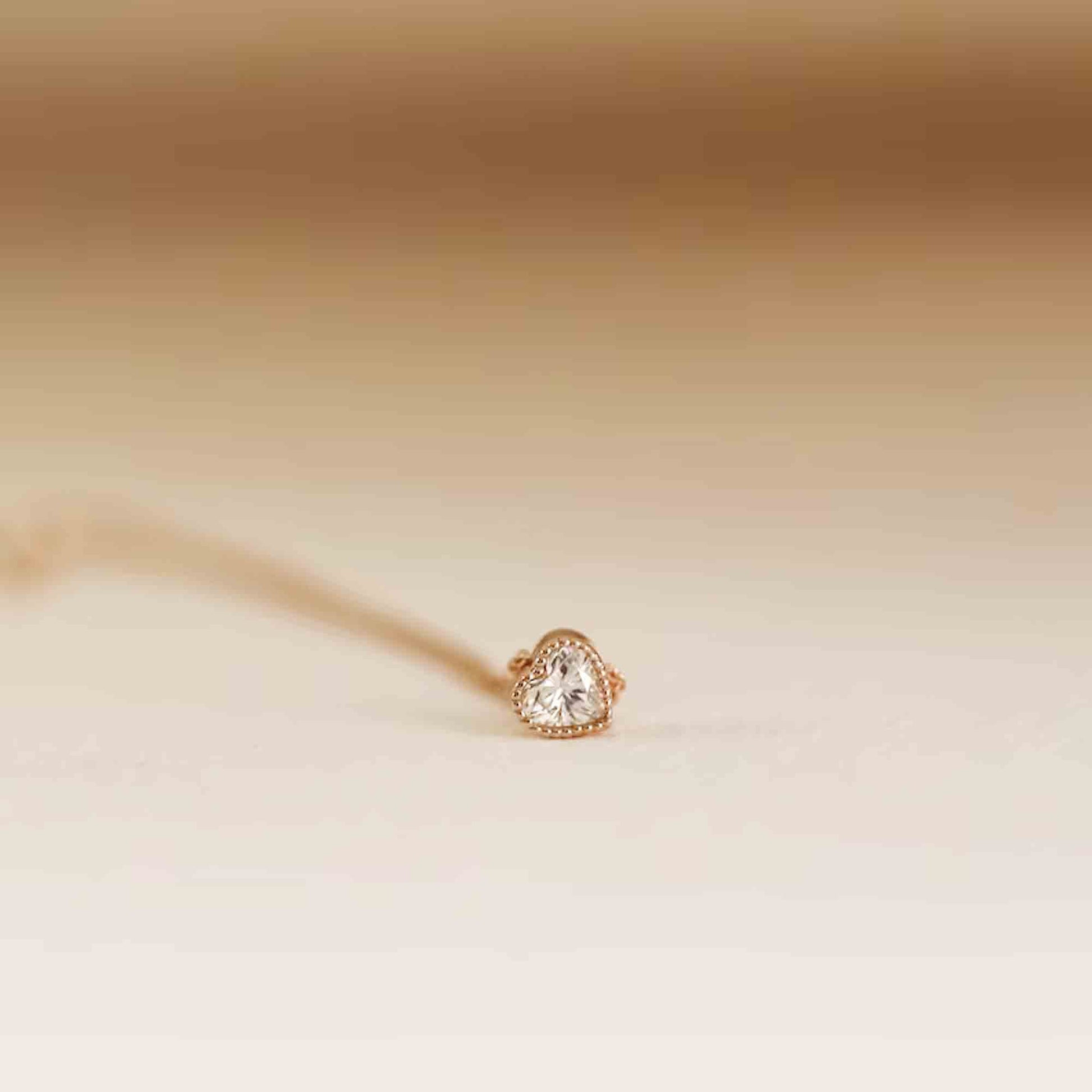 heart shape diamond pendant