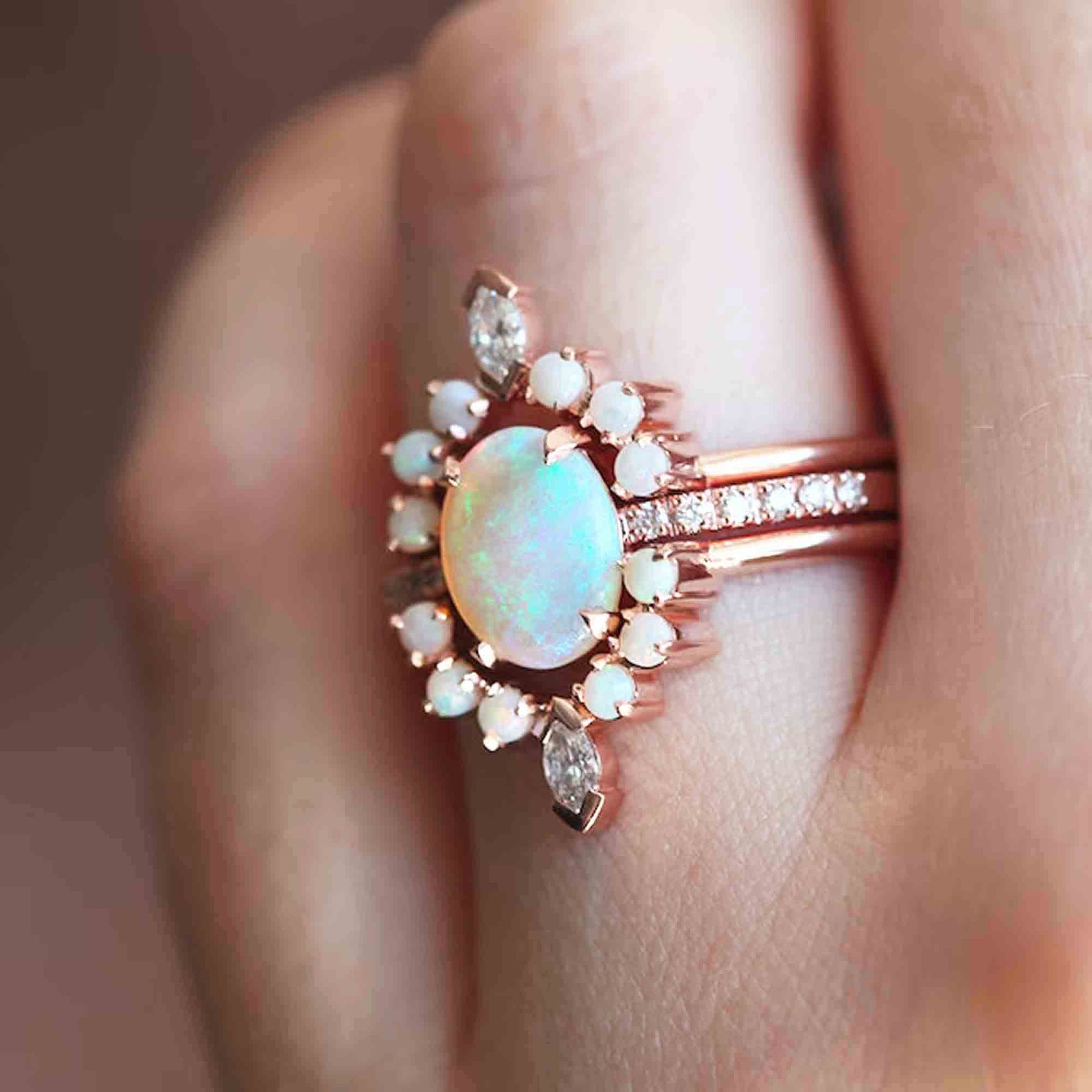 opal engagement ring
