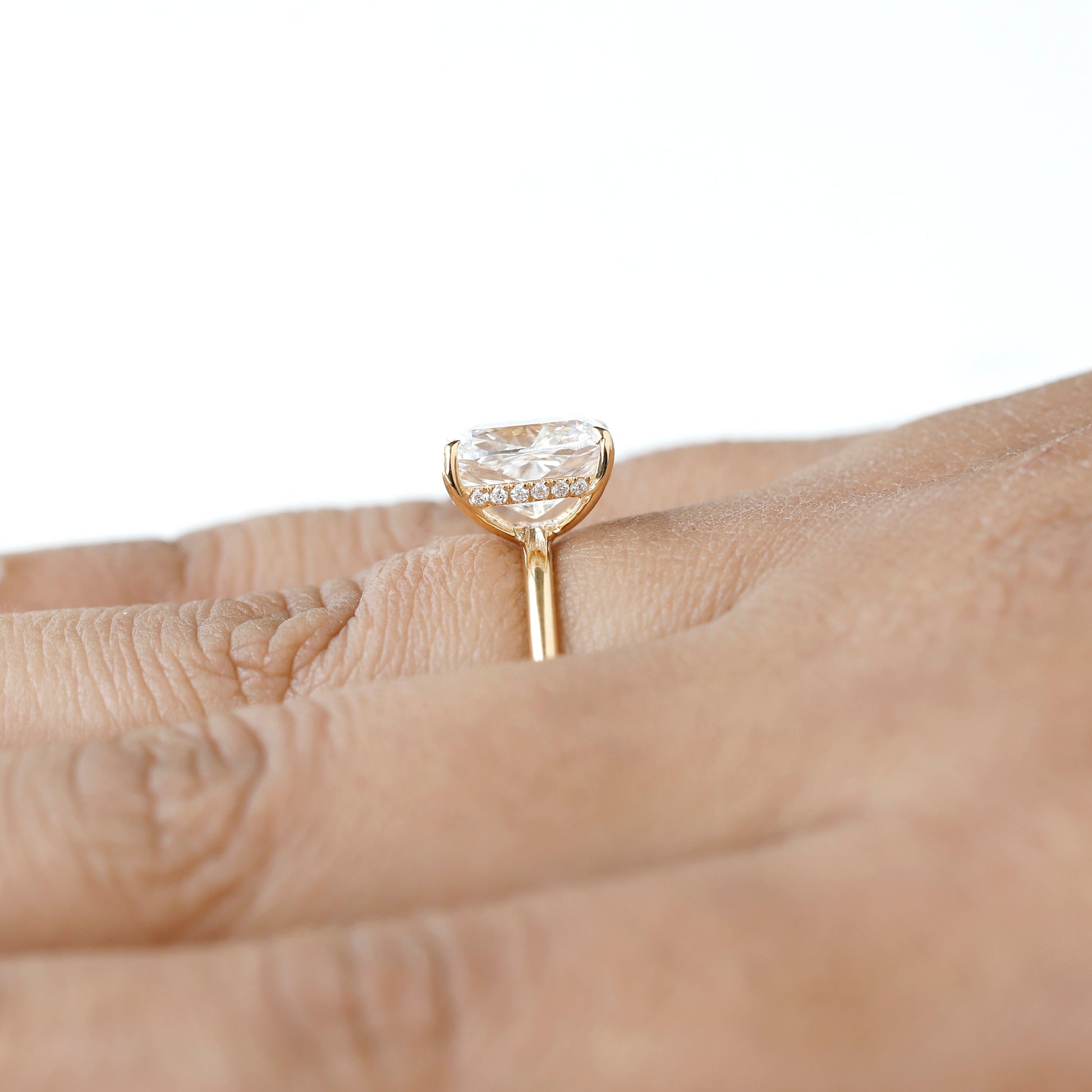 Cushion Cut Lab Grown Diamond Ring