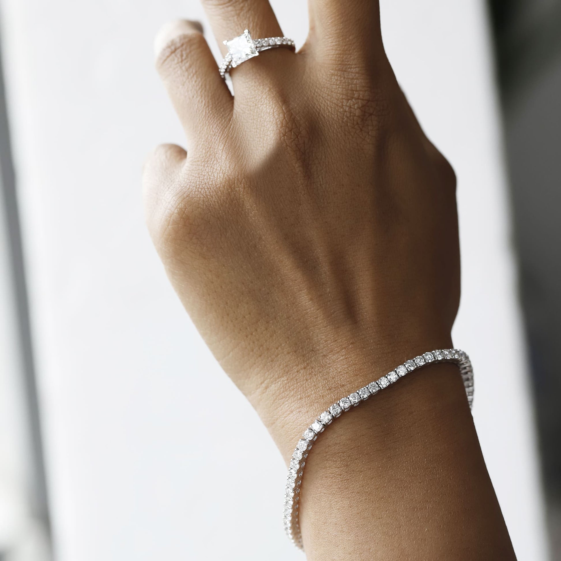 diamond tennis bracelet women