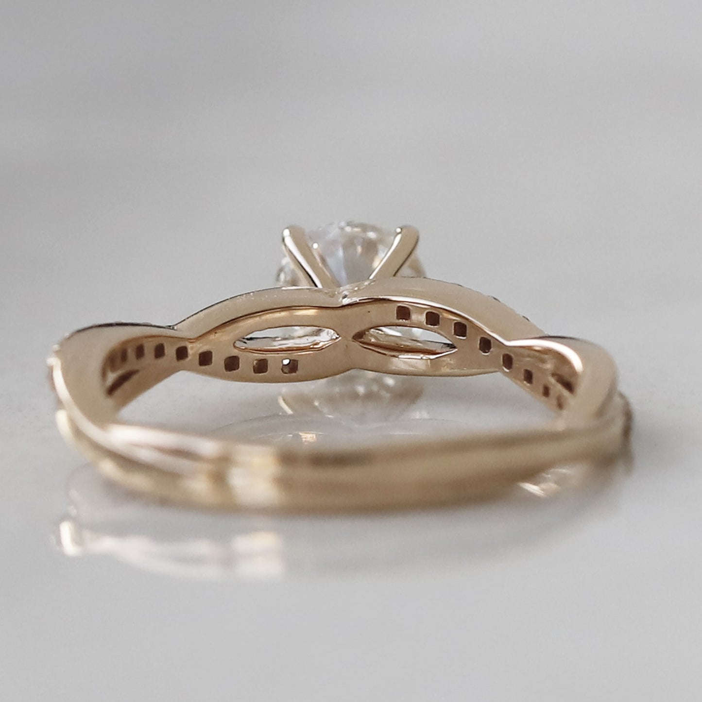 twisted engagement ring