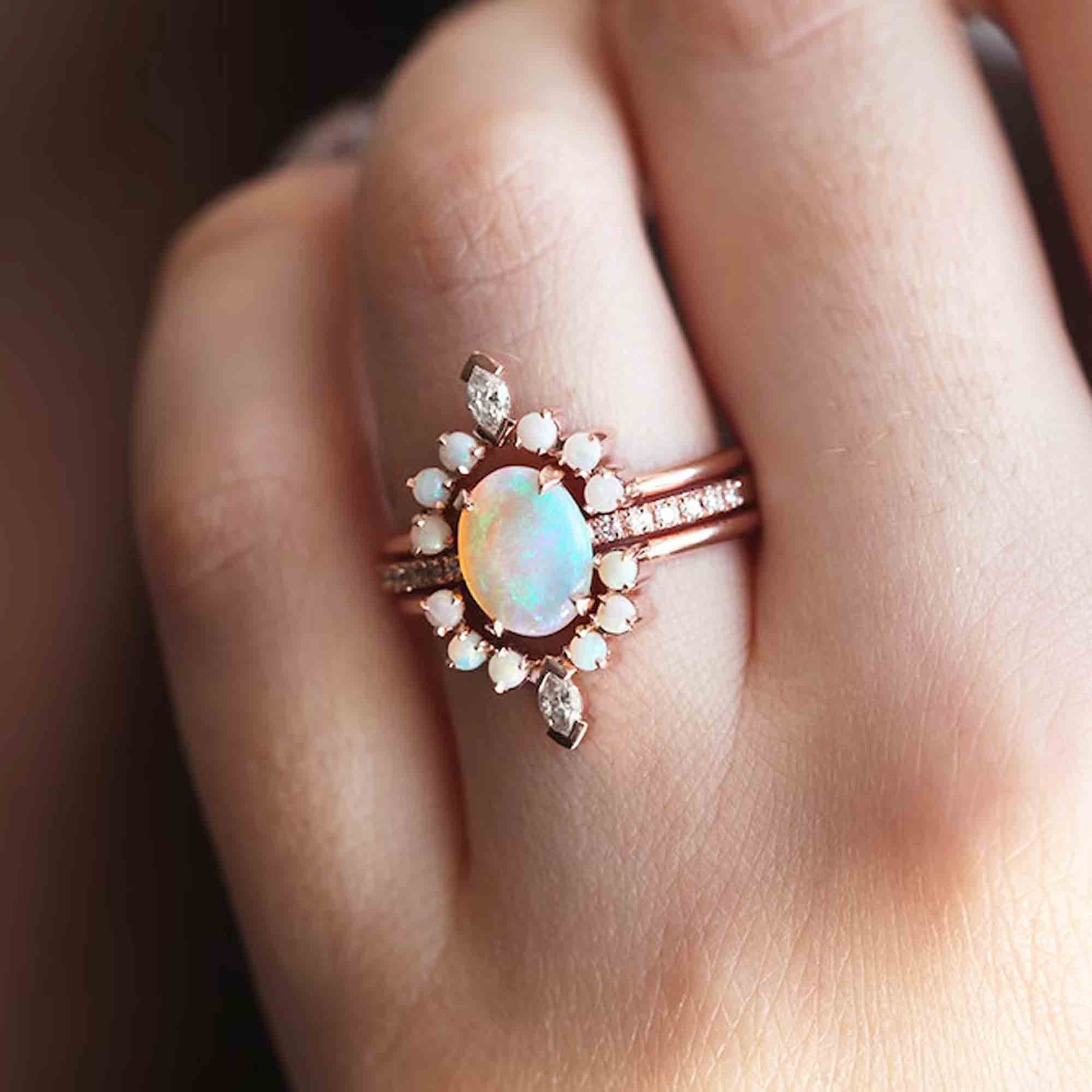 opal engagement ring